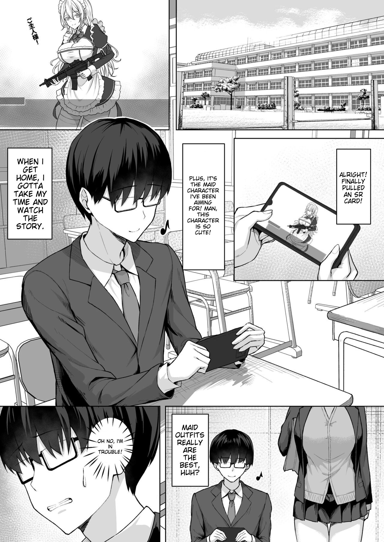 [Potato Usushio]Class no Gal o Iinari Ero Maid ni Suru Hanashi | A Story Sbout Turning a Gal From Class Into an Obedient Erotic Maid[English] [MTL] Page 2