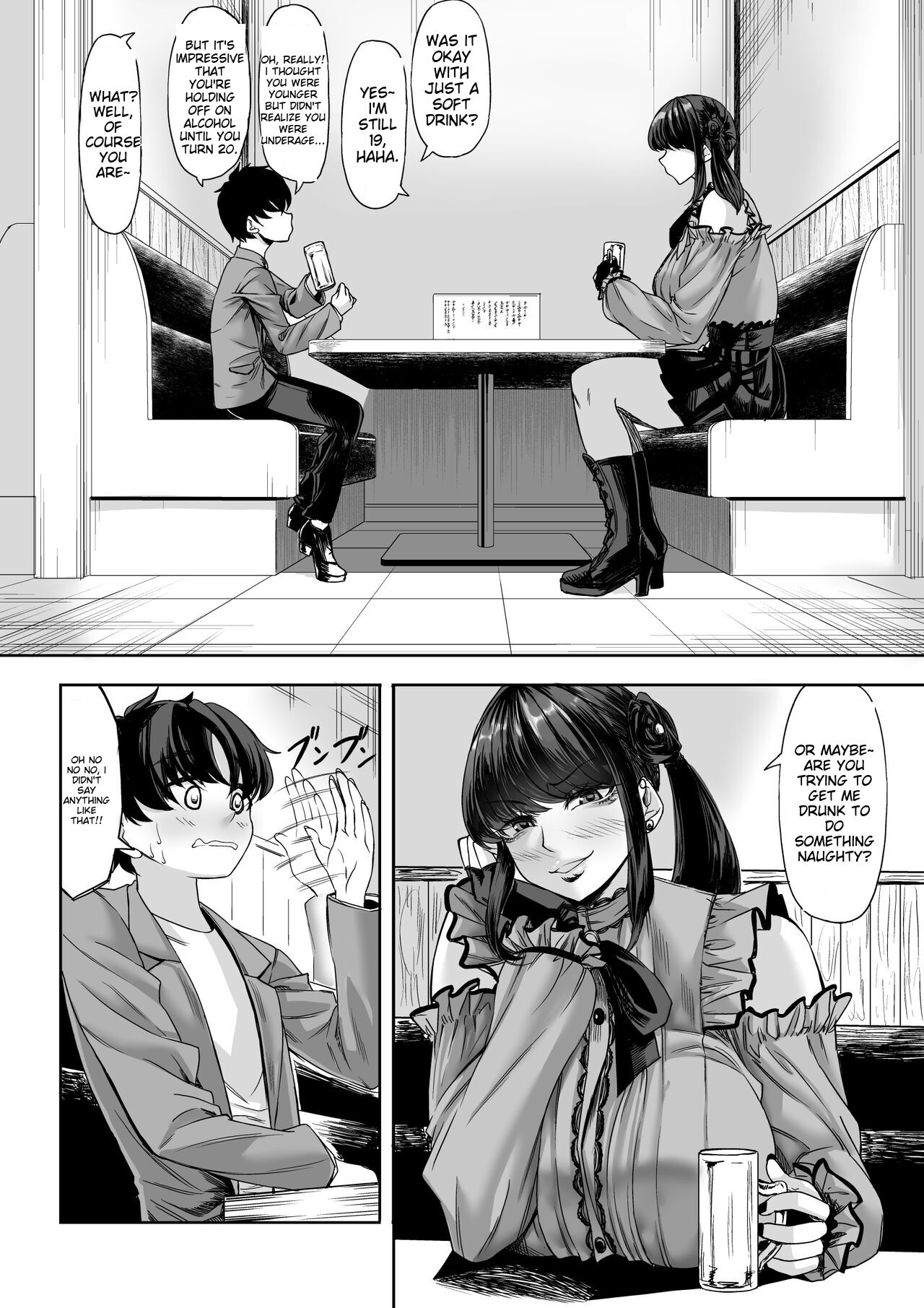 [Nanakorobi Yaoki (kinntarou)]Shinchou 211 cm no jirai-kei joshi ni nerawa rete mou nige rarenai[English] [MTL] Page 7