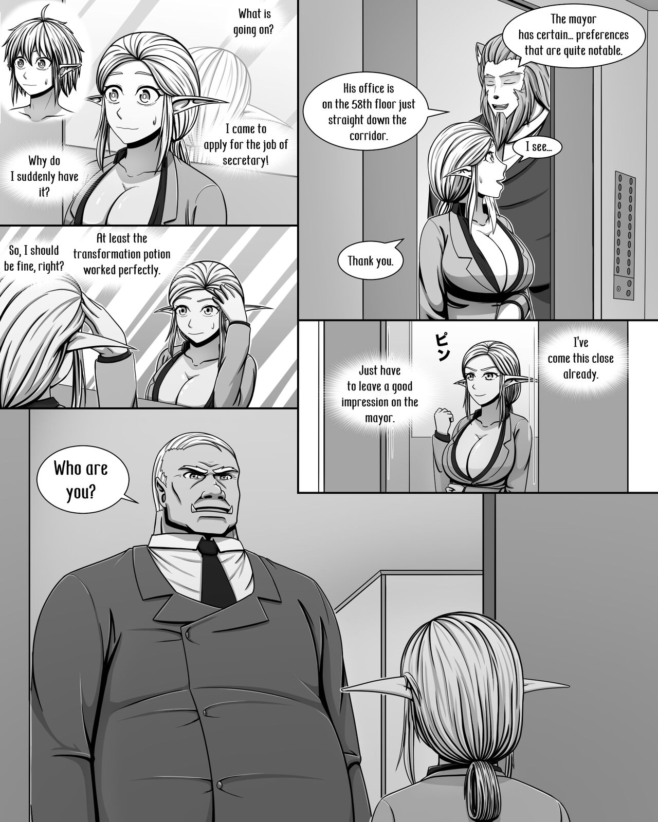[Hentia-chan]Yousei Tokushuu Shichou no Himitsu | Fairy Feature: The Mayor's secret[English] Page 11