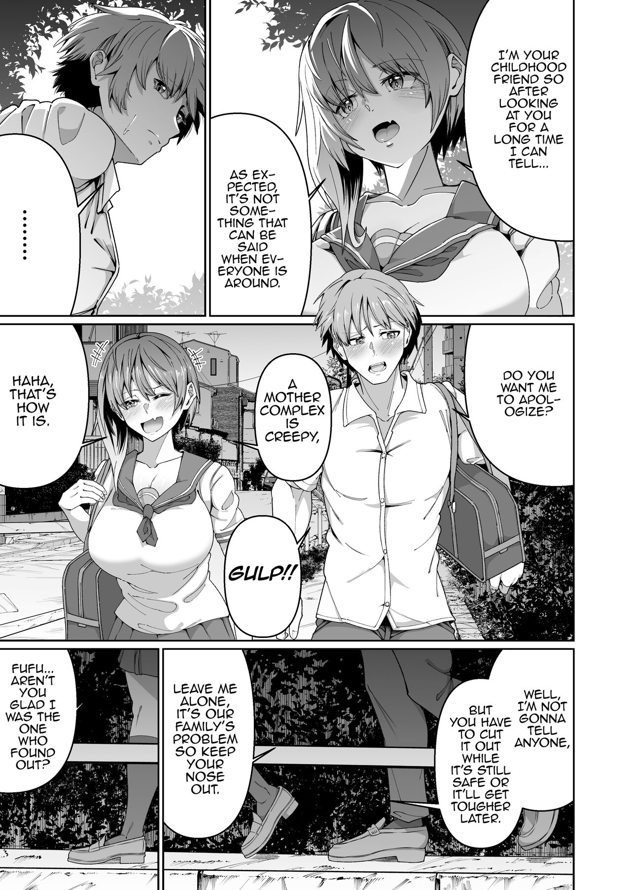 [Zonebell Market (Zonebell Tsukiji)]Sukebe Body no Haha to Yokujou-suru Musuko (1) | A Mother With A Lewd Body and Her Horny Son(1) [English] [MrBubbles] Page 6