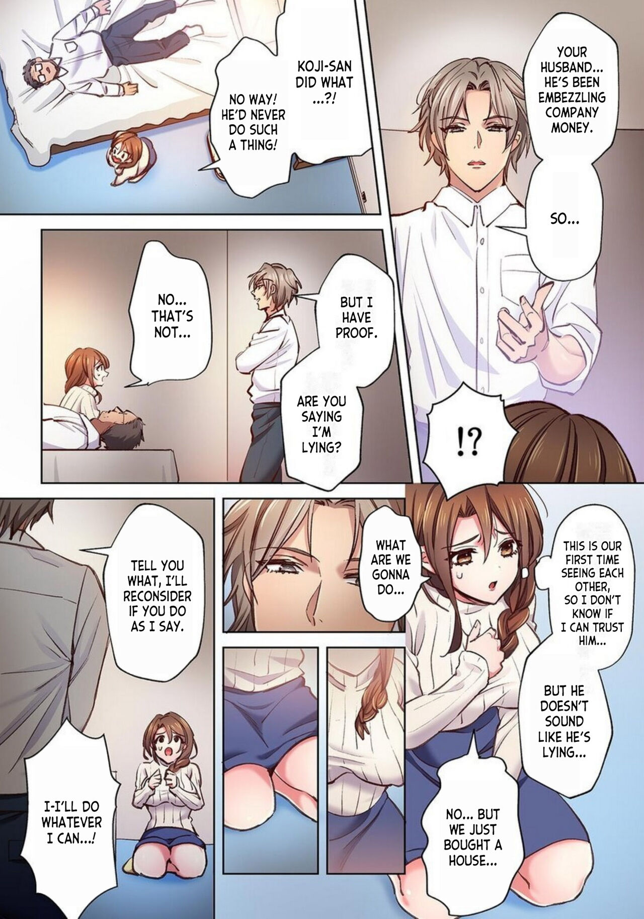 [Kedama-kun]Nemuru Otto no Mae de Otosareta Hitozuma "Mou Ikitakunai no... Yurushite Kudasai..." 1 | A Married Woman Fucked In Front Of Her Sleeping Husband "I Don't Want To Cum Anymore... Please Forgive Me..." 1[English] [desudesu] Page 6