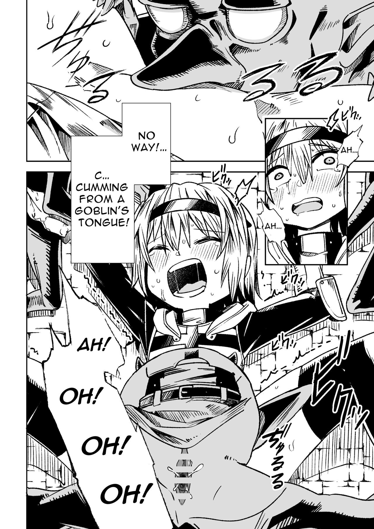 [Tomuraya (Tomura Suisen)]Jaintou no Boukensha ~Goblin ni Haiboku Shita Shoujo Kenshi Hen~ | Adventurer of the Tower of Lewdness ~Swordswoman Defeated By A Goblin~[English] [oyatsu] Page 13