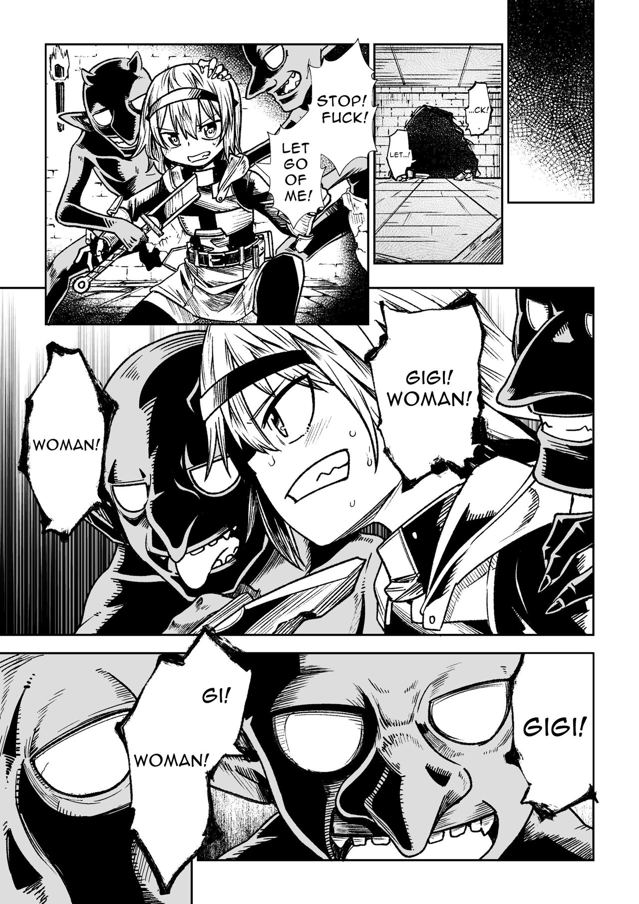 [Tomuraya (Tomura Suisen)]Jaintou no Boukensha ~Goblin ni Haiboku Shita Shoujo Kenshi Hen~ | Adventurer of the Tower of Lewdness ~Swordswoman Defeated By A Goblin~[English] [oyatsu] Page 8