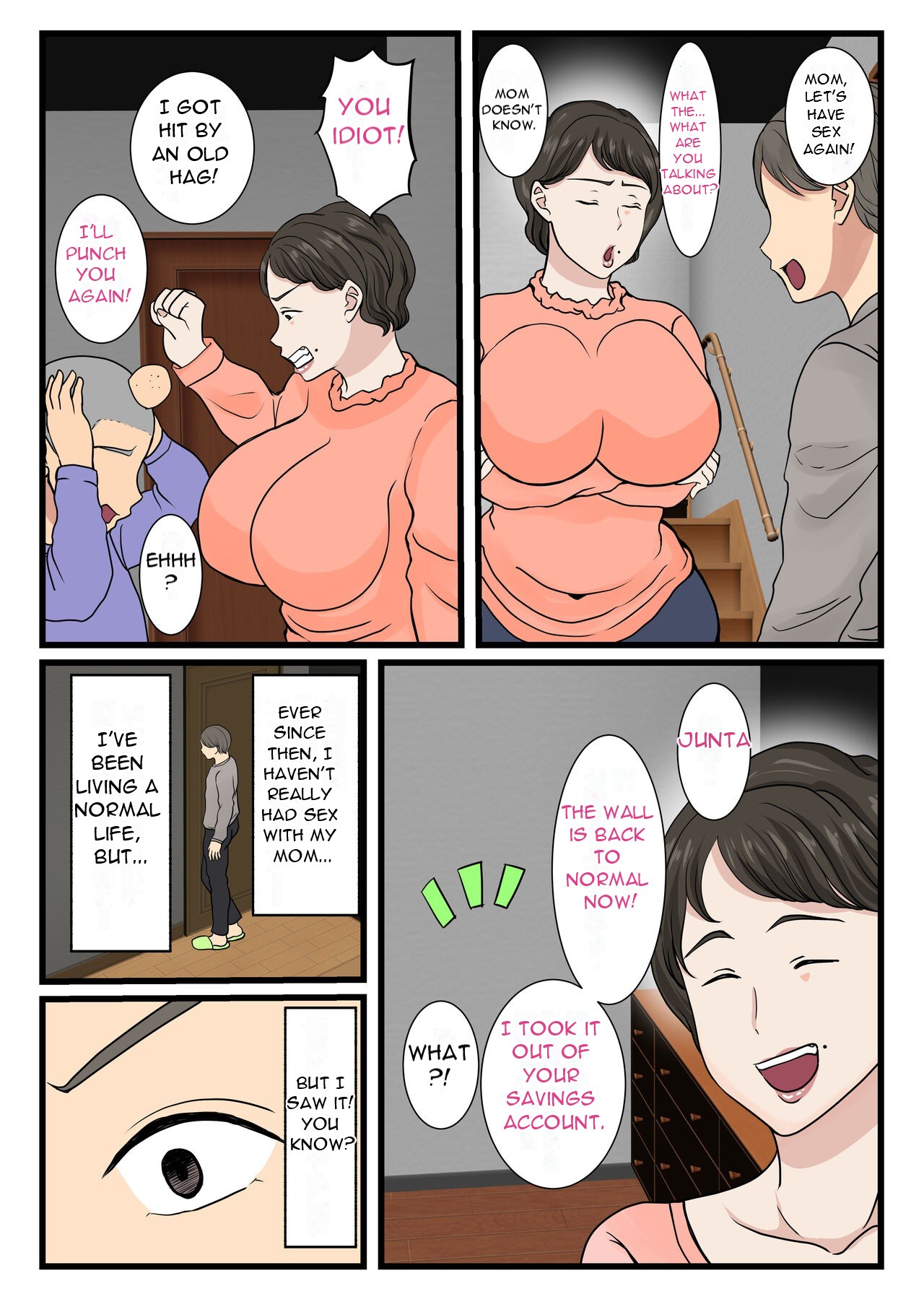 [Benii Kenkyuujo]Haha ga kabe ni hamatte ugokenakattanode - My Mother Got Stuck in the Wall and Couldn't Move...[English][DarklordMTLs] Page 37