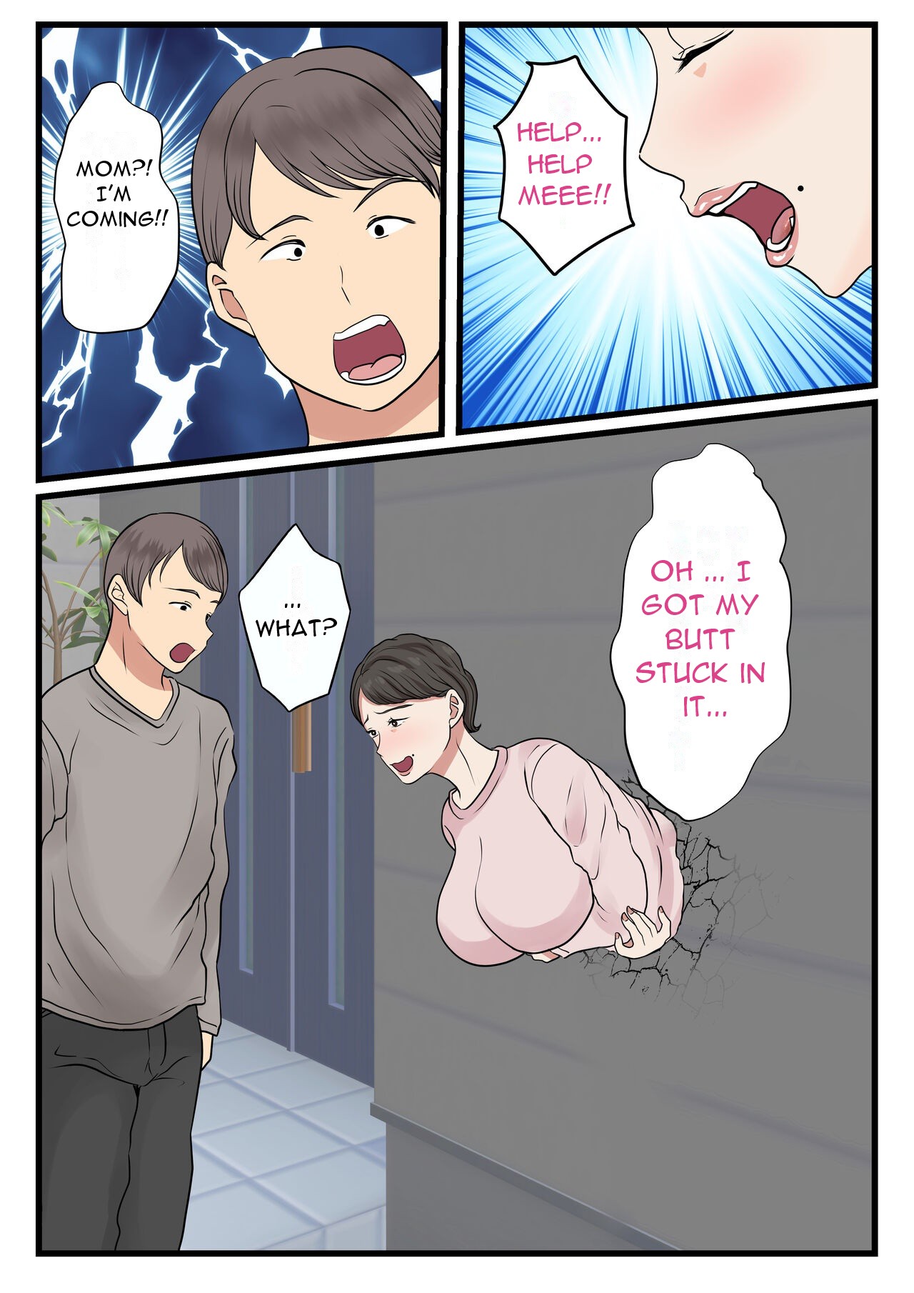 [Benii Kenkyuujo]Haha ga kabe ni hamatte ugokenakattanode - My Mother Got Stuck in the Wall and Couldn't Move...[English][DarklordMTLs] Page 8