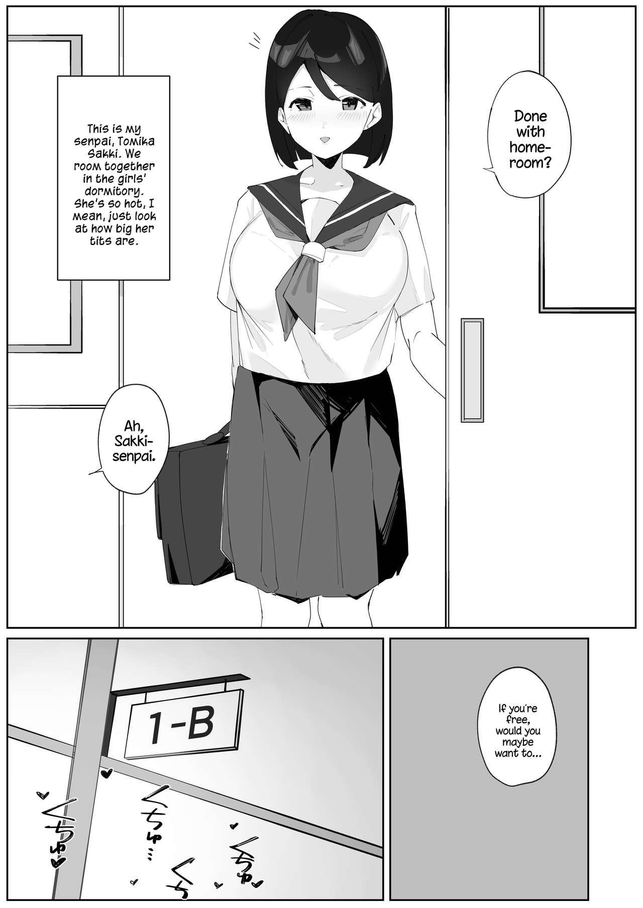[Nodogoshi Udon (Udon Ningen)]Futanari Musume no Iru Joshiryo 2 | There's A Futanari In The Girls' Dorm 2[English] [A Cool Person] Page 4