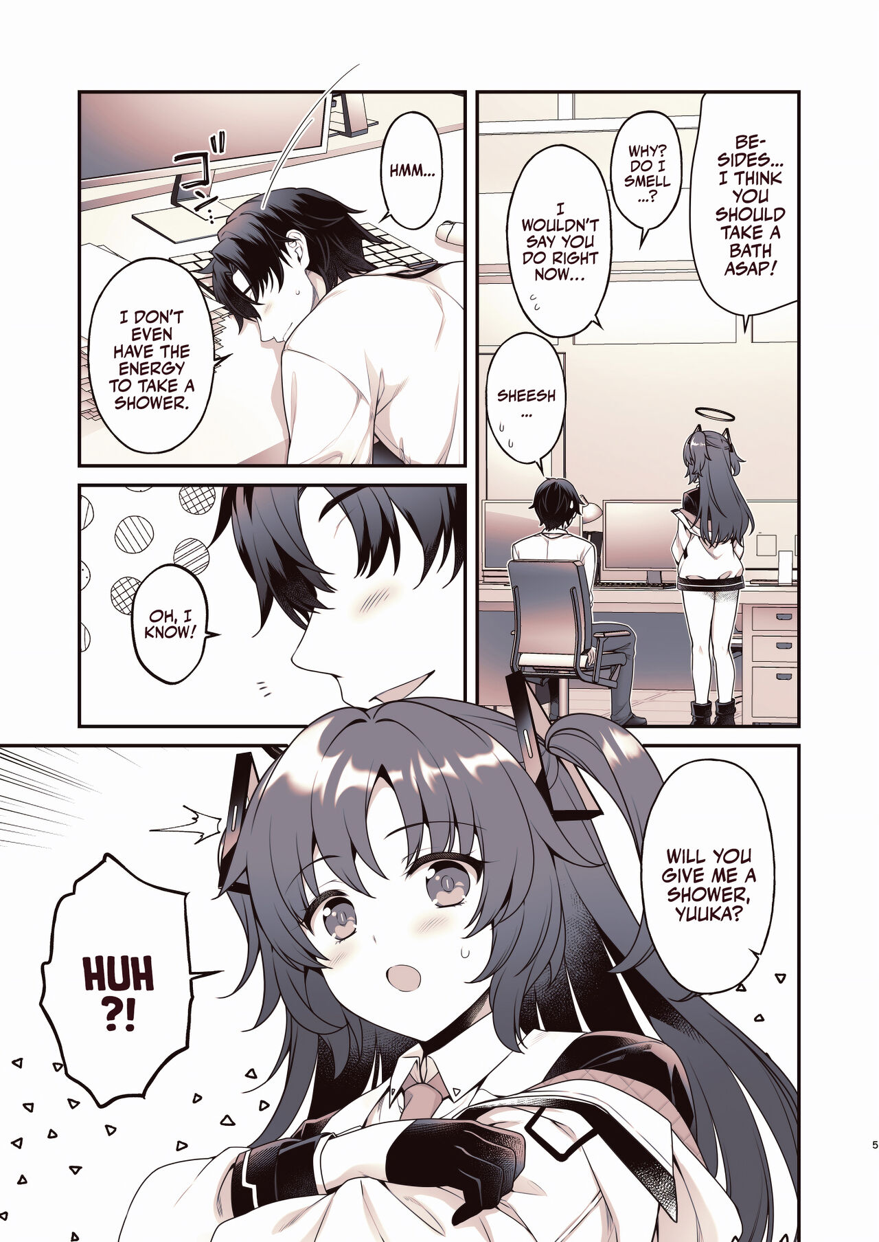 [Alpha to Yukaina Nakamatachi (Alpha)]Shower de Yuuka to | Shower Time With Yuuka!(Blue Archive) [English] [Team Rabu2] [Digital] Page 4