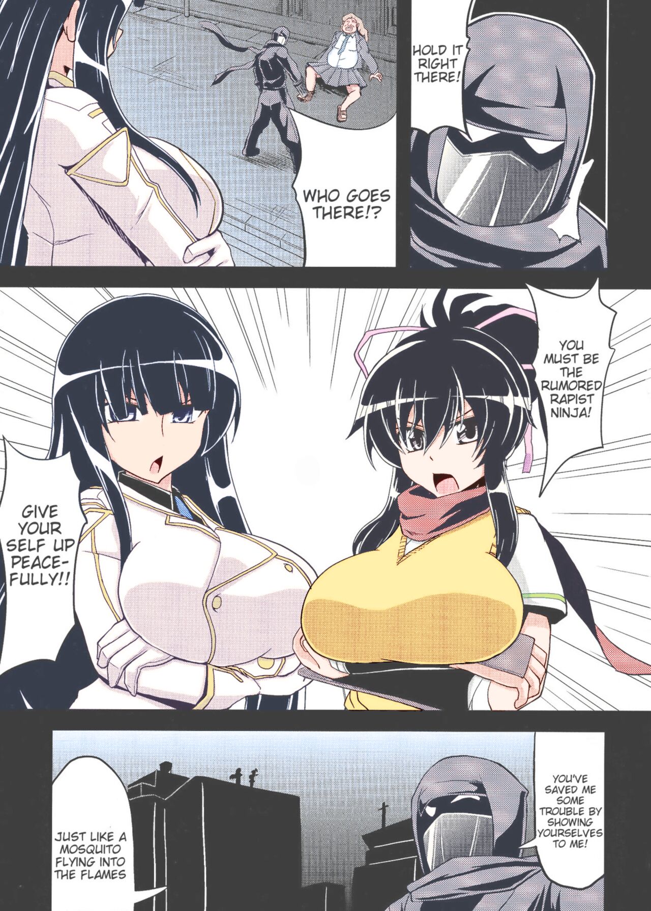 COMIC1☆7) [Forever and ever... (Eisen)] NINJASRAPER(Senran Kagura, Ninja Slayer) [English] (Color) Page 3