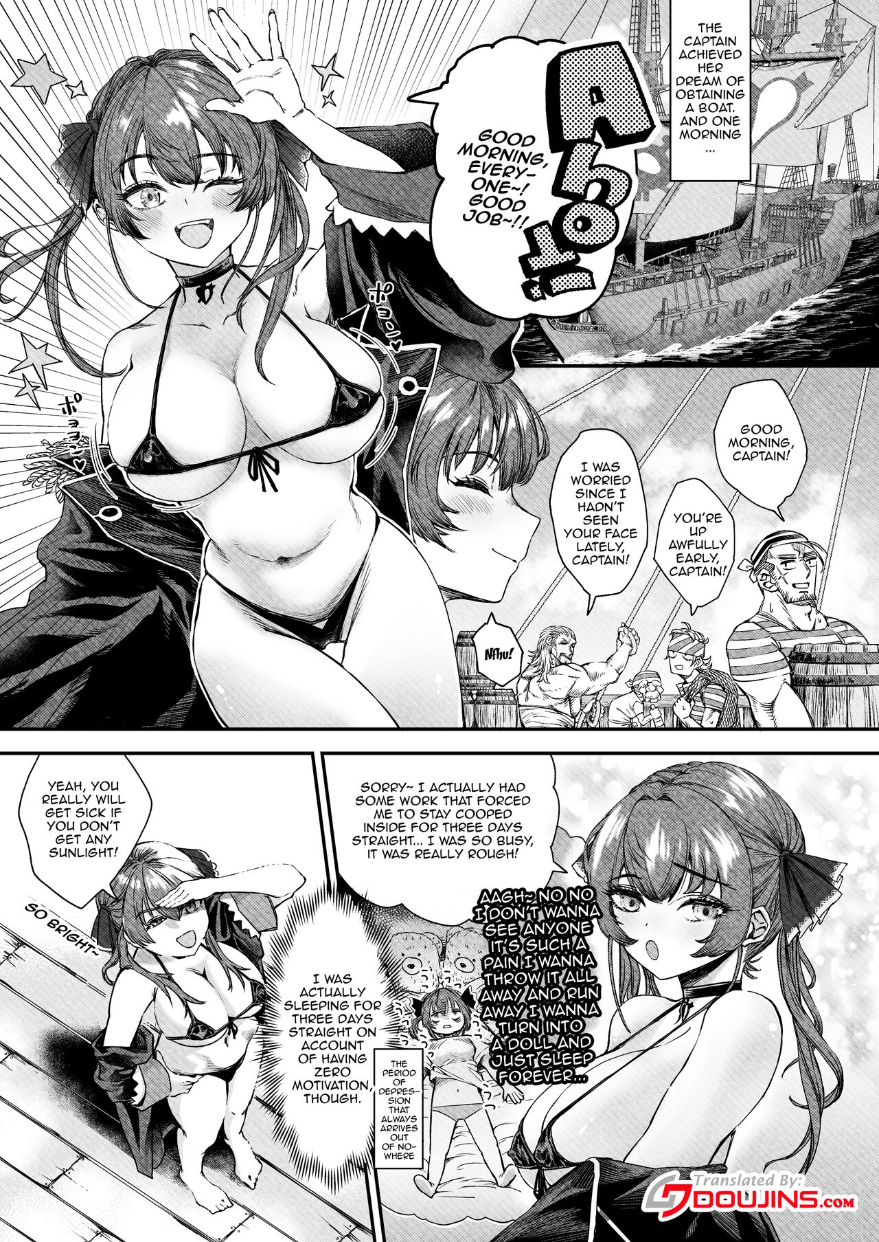 [Harapecora (Jules)]Watashi ga Takarabako o Akete ii no ka ne? - Lui open the treasure box?(Houshou Marine, Takane Lui) [English] [Doujins.com] [Digital] Page 2