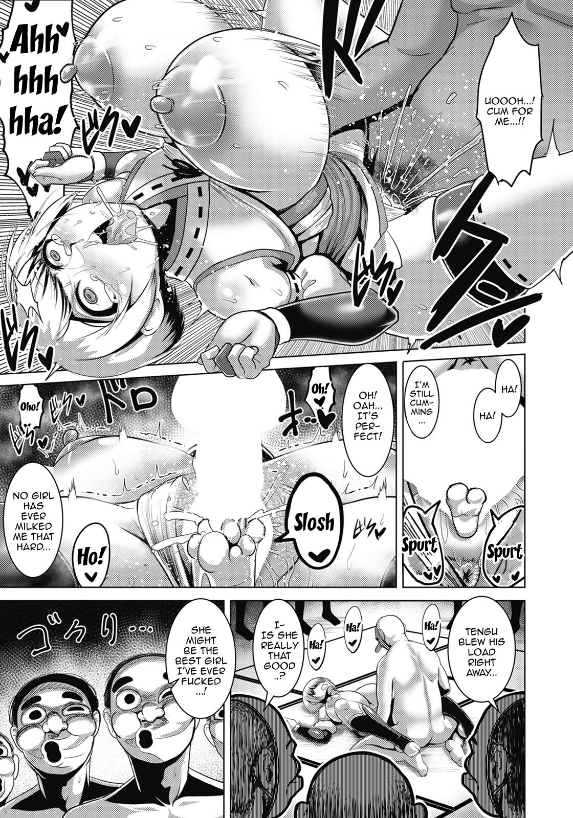 [Naniwadou Matatabi]Hame Naburi Matsuri no Yoru | The Night of the Gangbang Festival(ANGEL Club 2022-02) [English] [Doujins.com] [Digital] Page 9