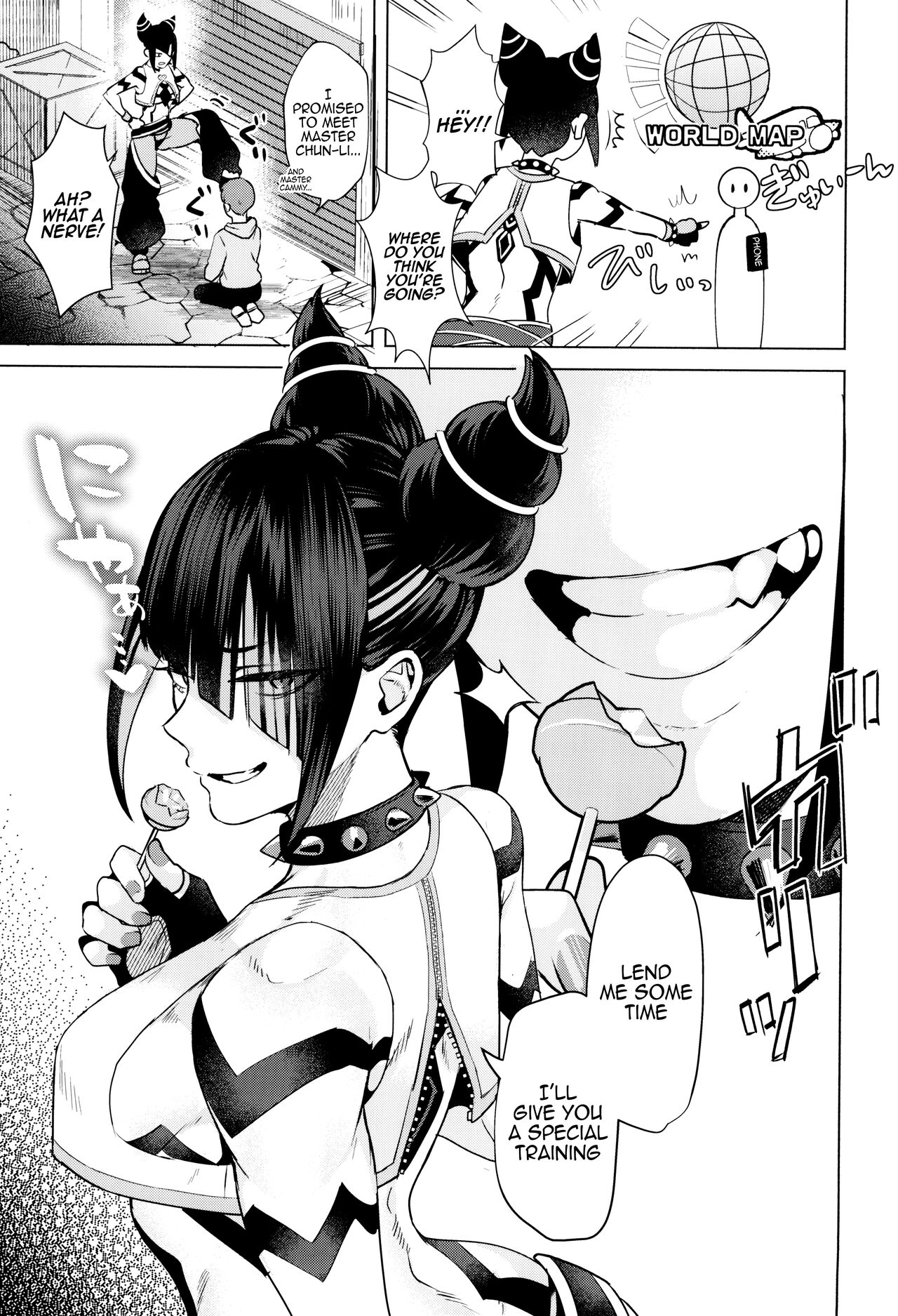 (C102) [Gagaga Honpo (Gar)]Juri Shishou ni Tokkun shite morau Hon(Street Fighter) [English] [Doujins.com] Page 4