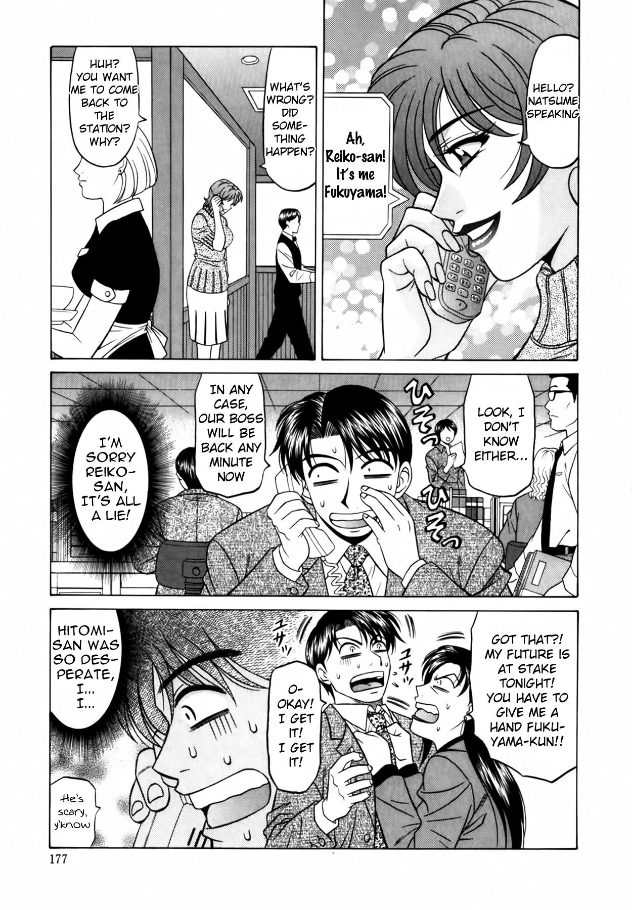 [Ozaki Akira]Caster Natsume Reiko no Yuuwaku Vol. 2[English] Page 186