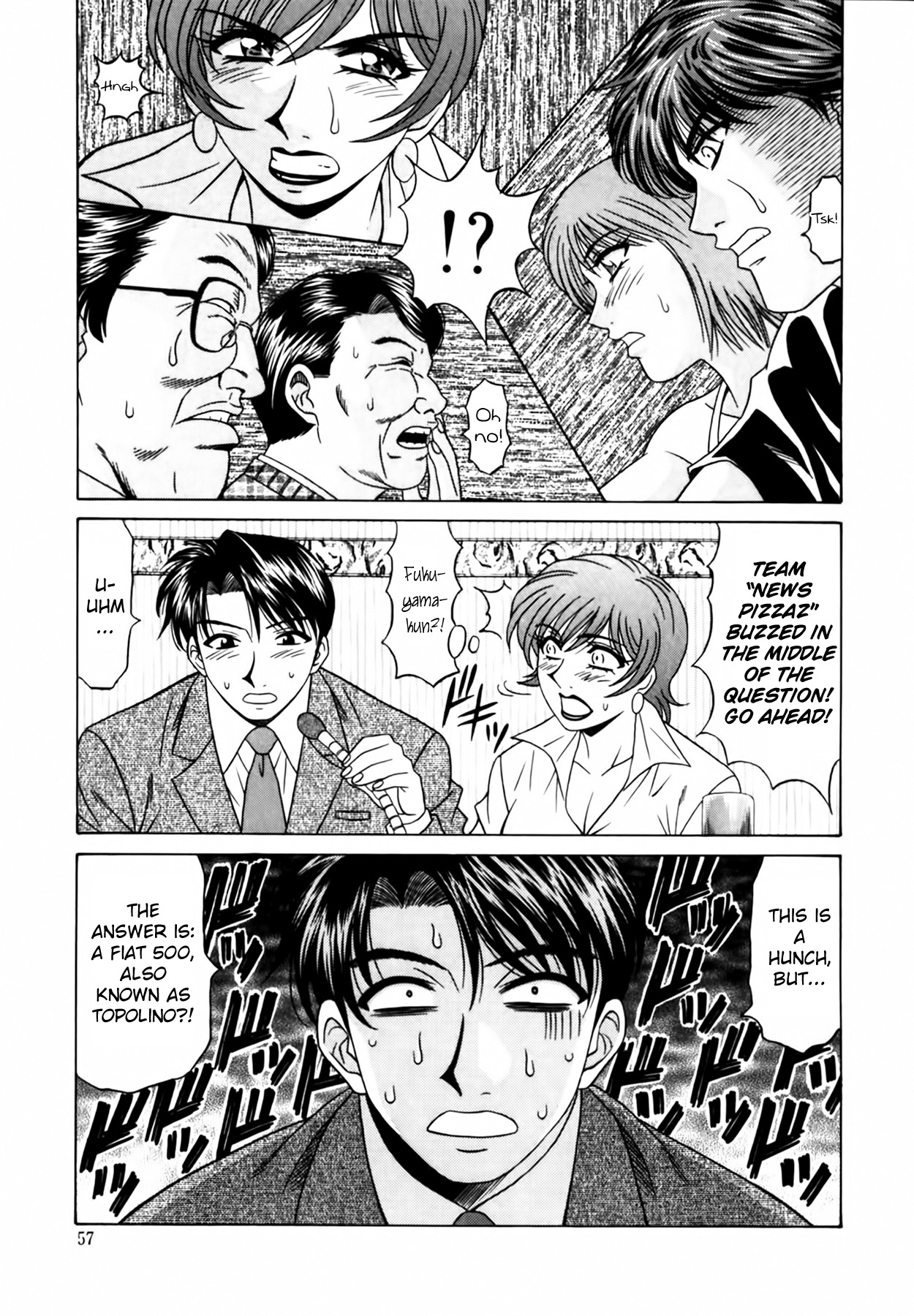 [Ozaki Akira]Caster Natsume Reiko no Yuuwaku Vol. 2[English] Page 60
