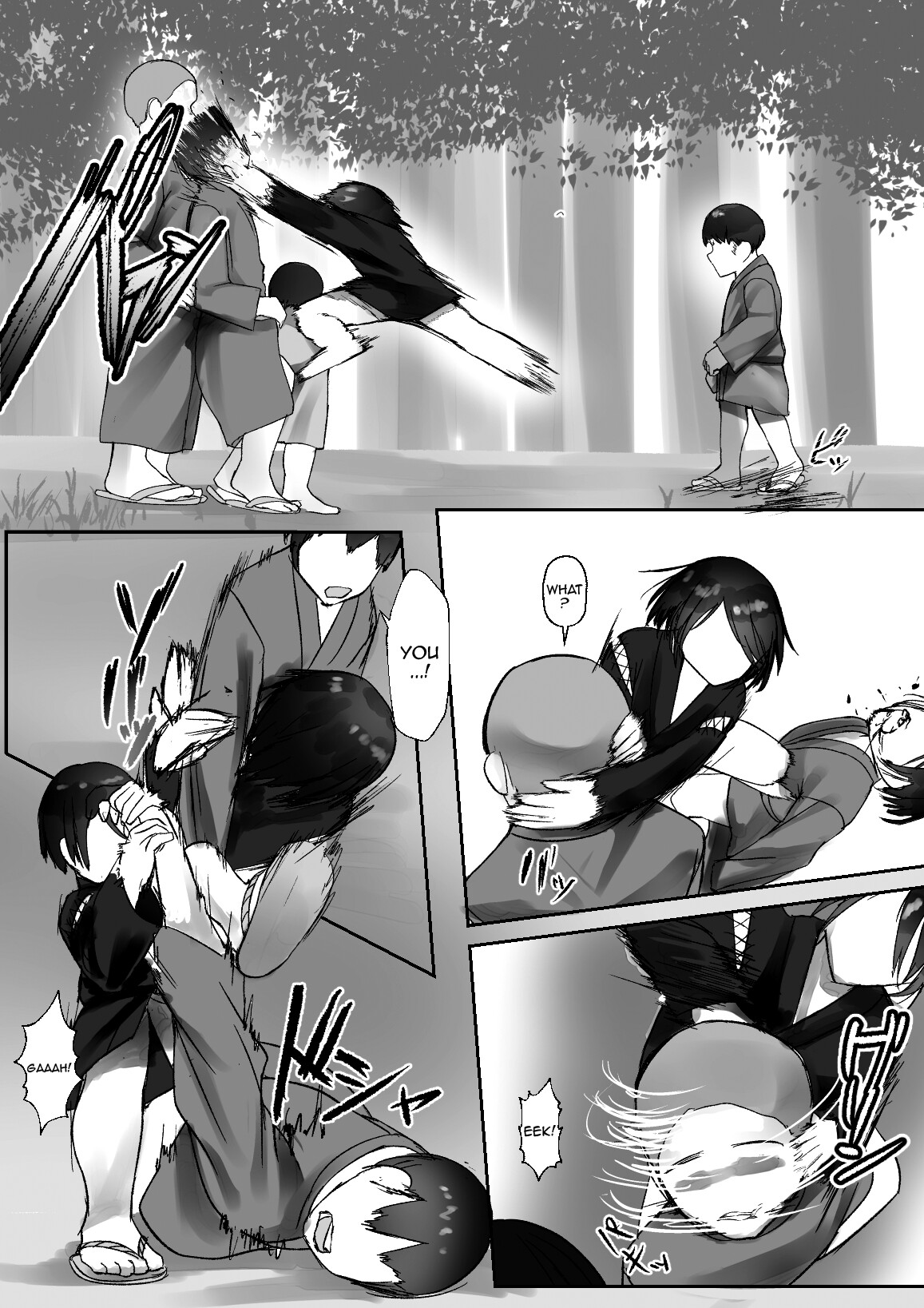 [Inoharu]Tsuwamono no Kusabi～Osananajimi wa Rurou no Shounen ni Metorareru～[English] [Doujins.com] [Digital] Page 30