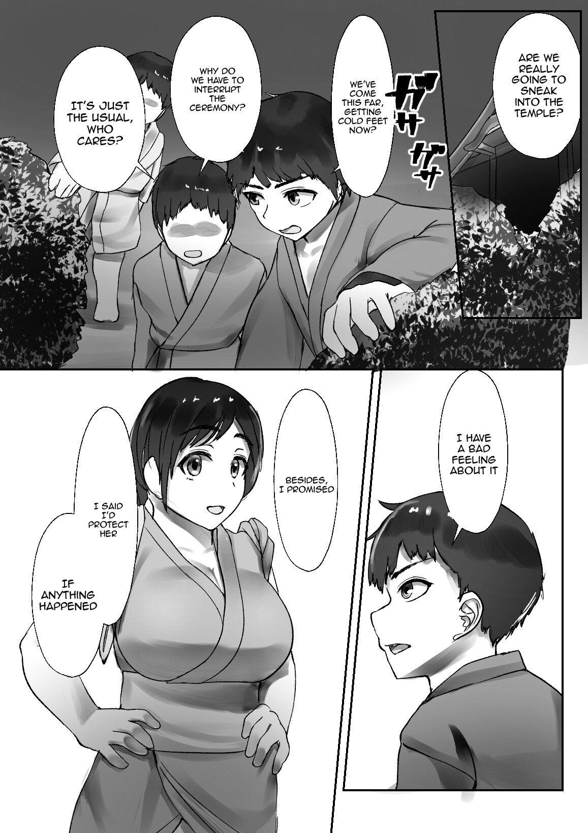 [Inoharu]Tsuwamono no Kusabi～Osananajimi wa Rurou no Shounen ni Metorareru～[English] [Doujins.com] [Digital] Page 39