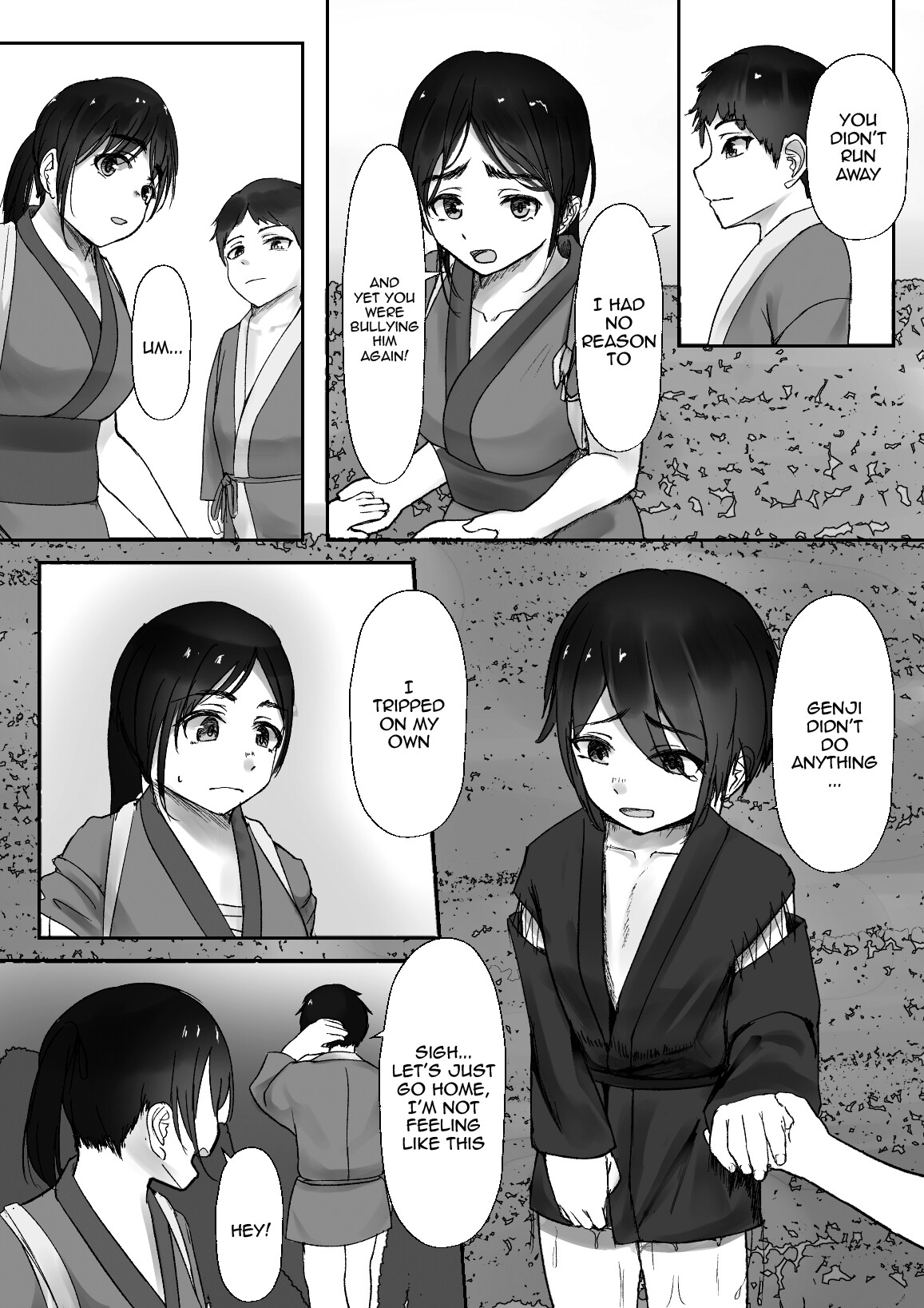[Inoharu]Tsuwamono no Kusabi～Osananajimi wa Rurou no Shounen ni Metorareru～[English] [Doujins.com] [Digital] Page 4