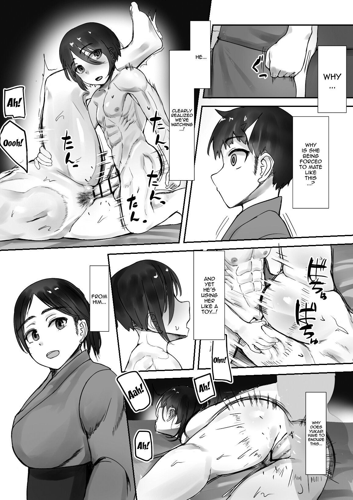 [Inoharu]Tsuwamono no Kusabi～Osananajimi wa Rurou no Shounen ni Metorareru～[English] [Doujins.com] [Digital] Page 63