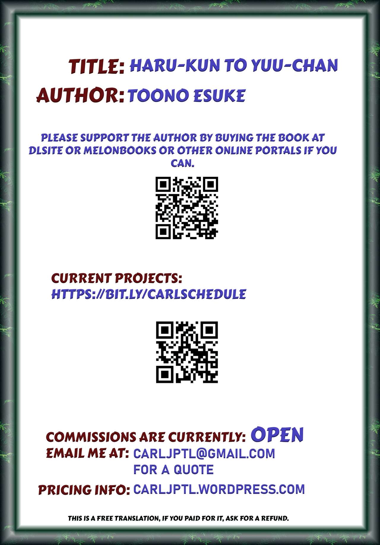 [Toono Esuke]Haru-kun to Yuu-chan(COMIC BAVEL 2023-08) [English] [CarlJPTL] [Decensored] [Digital] Page 21