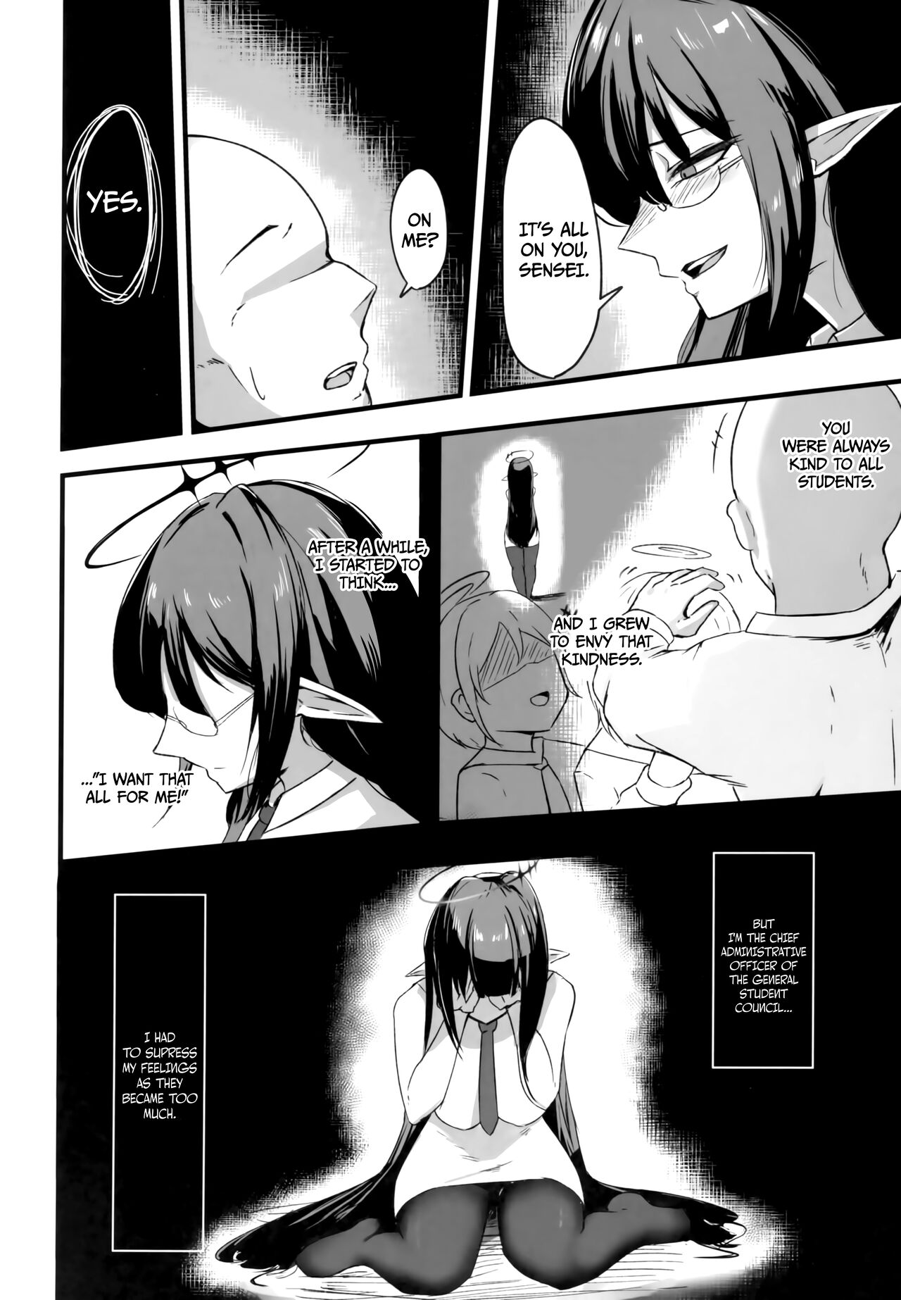 (C101) [Toei Succubus (Chamu)]Yoru no Souryoku-sen INSANE(Blue Archive) [English] [Doujins.com] Page 3