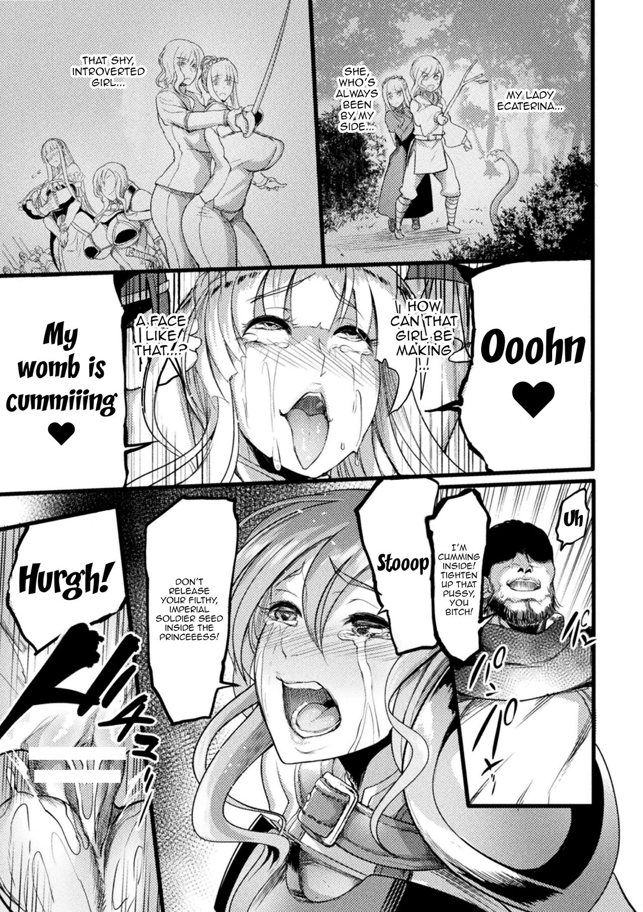 [Remu]Teikoku no Nikubenki ~Otosareta Hime to Onna Kishi~ | The Empires Meat Toilet ~The Fallen Knight and Princess~(2D Comic Magazine Nikubenki Koujou Vol. 1) [English] [Doujins.com] Page 9