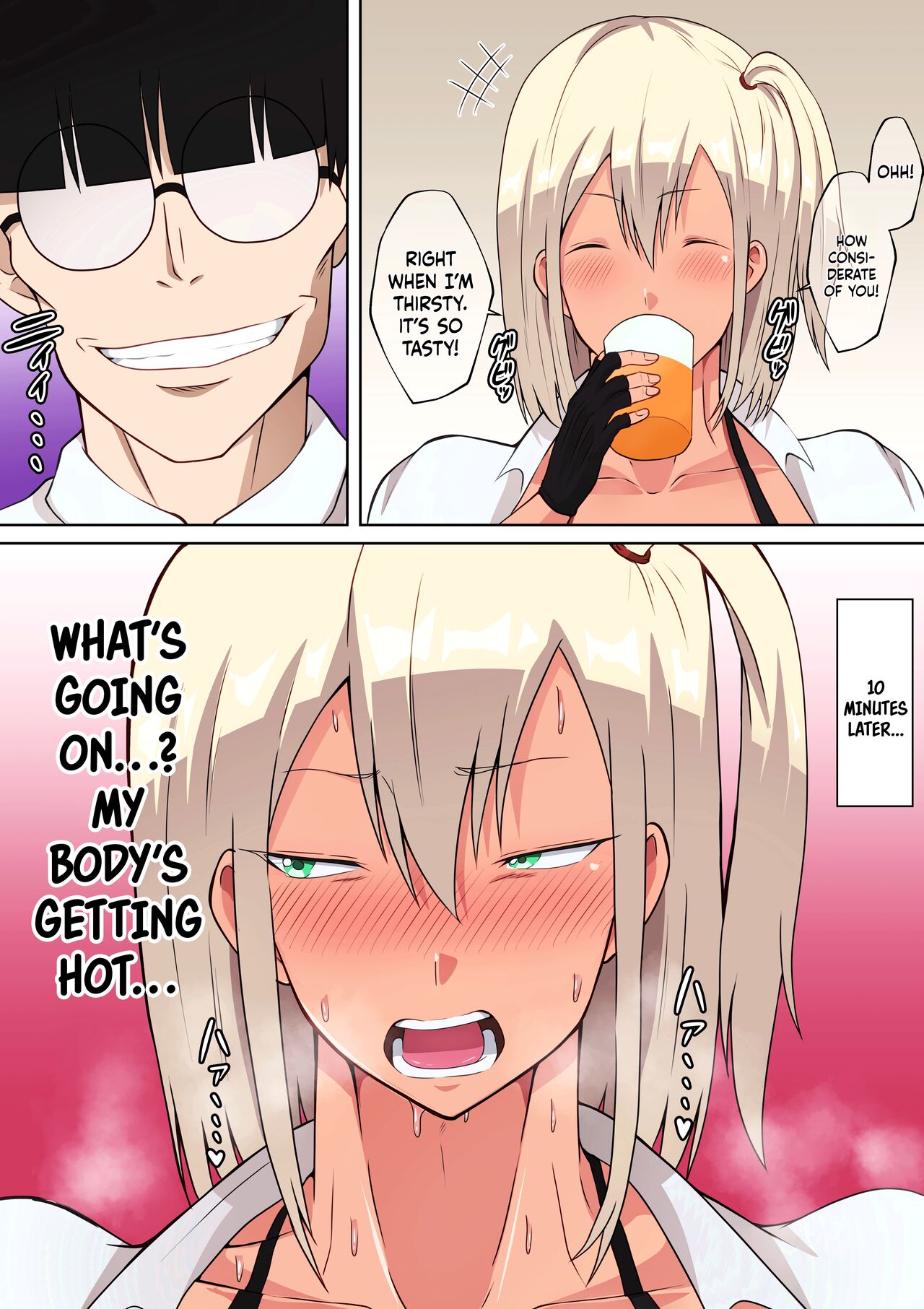 [Danpacino]Kenka Saikyou Kinniku JK ga Biyaku Nomasarete Bonyuu Fukidashite Haiboku | The Strongest Muscular Brawler Highschool Girl Gets Drugged and is Defeated as She Spews Out Her Breastmilk[English] [Doujins.com] Page 10