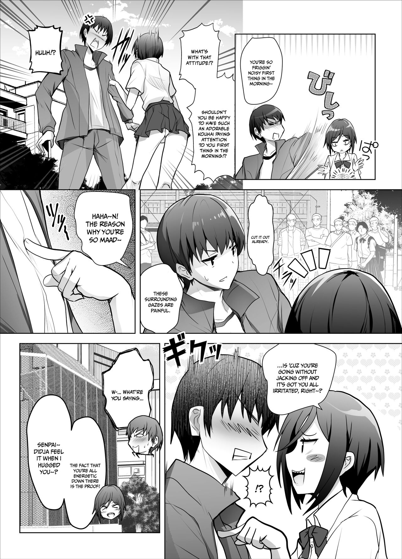 [Bakuga Shobo (Bakuga)]Gizaba Kouhai-chan ga Guigui Semete Kuru Hon[English] [Doujins.com] Page 4