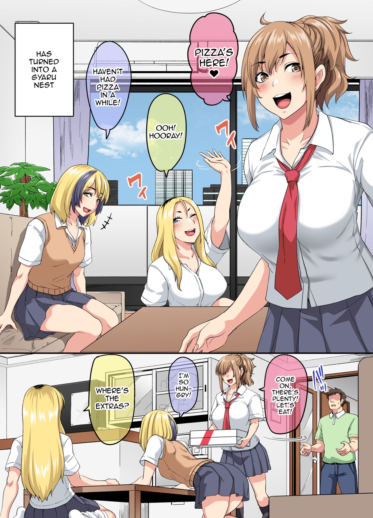 [Tiramisu Tart (Kazuhiro)]Papakatsu SeFri Gal ga Tomodachi o Tsurete kita node Kuttetara Gyaku ni Kakomare Yowasare Shiboritorare Ie o Yaribeya Atsukai sareru Hanashi[English] [Doujins.com] Page 3