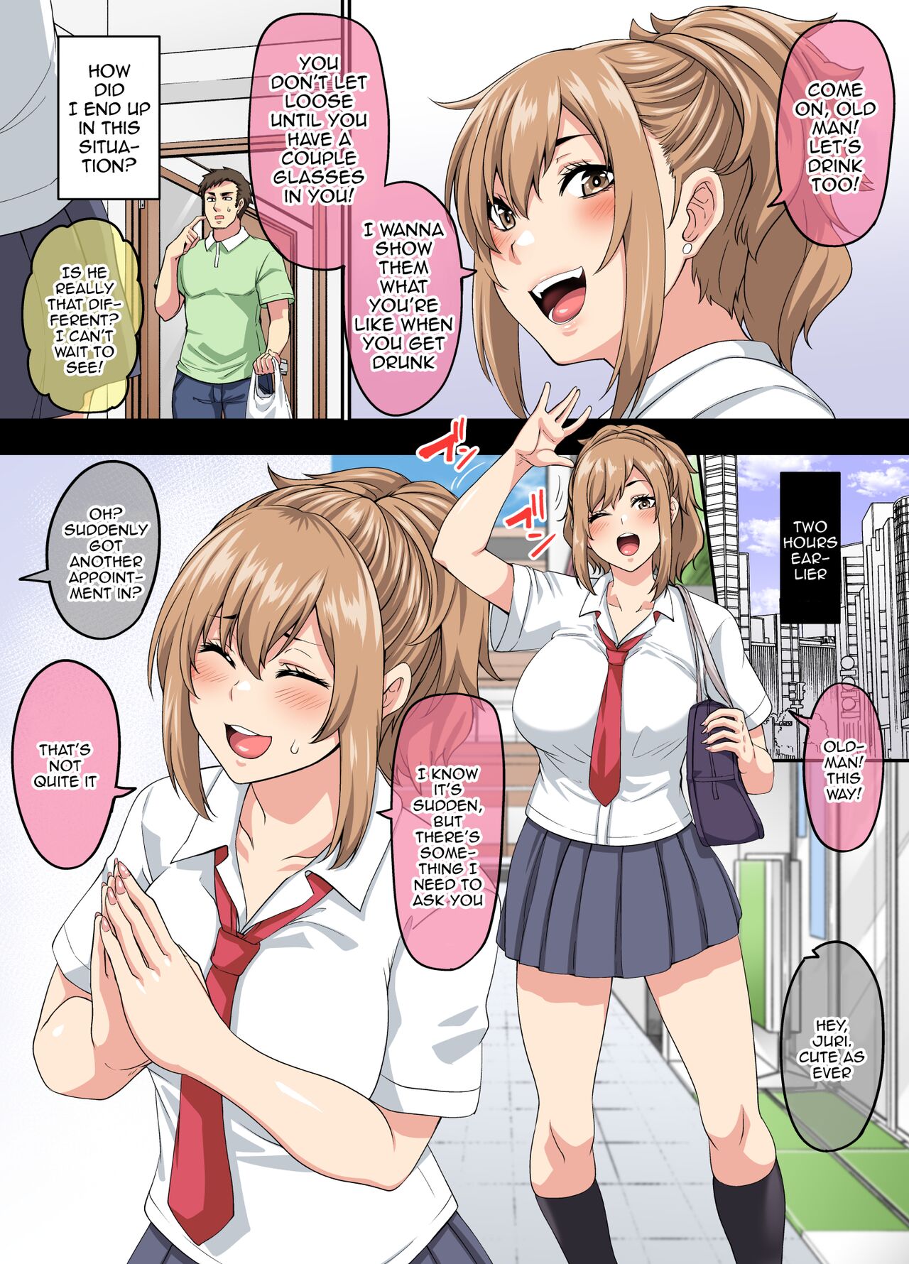 [Tiramisu Tart (Kazuhiro)]Papakatsu SeFri Gal ga Tomodachi o Tsurete kita node Kuttetara Gyaku ni Kakomare Yowasare Shiboritorare Ie o Yaribeya Atsukai sareru Hanashi[English] [Doujins.com] Page 4