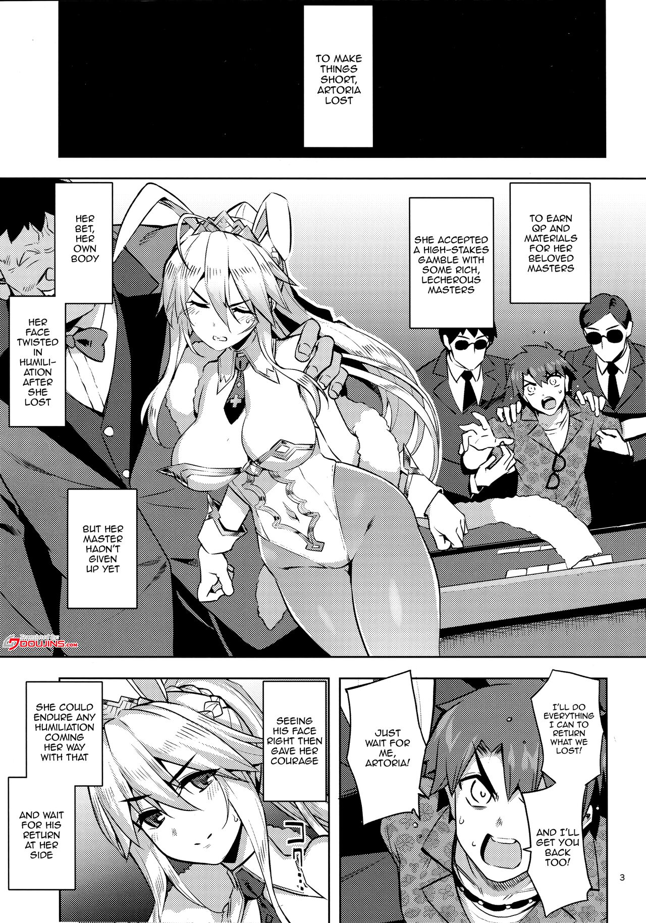 (C100) [RUBBISH Selecting Squad (Namonashi)]RE-EX Bunnyue ga Netorarete Shazai Akume Kimeru dake no Hon(Fate/Grand Order) [English] [Doujins.com] Page 2