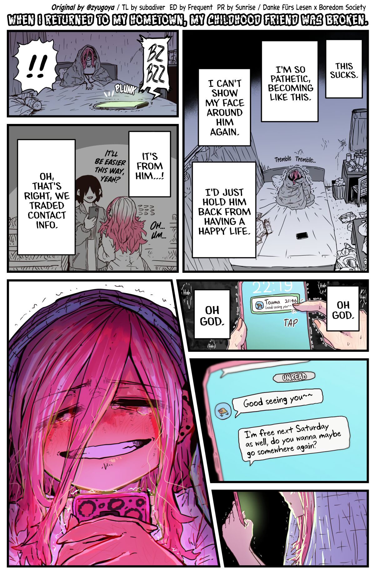 [Zyugoya]Jimoto ni Kaettekitara Osananajimi ga Kowareteta | When I Returned to My Hometown, My Childhood Friend was Broken(MainStory+FANBOX) [English] Page 12