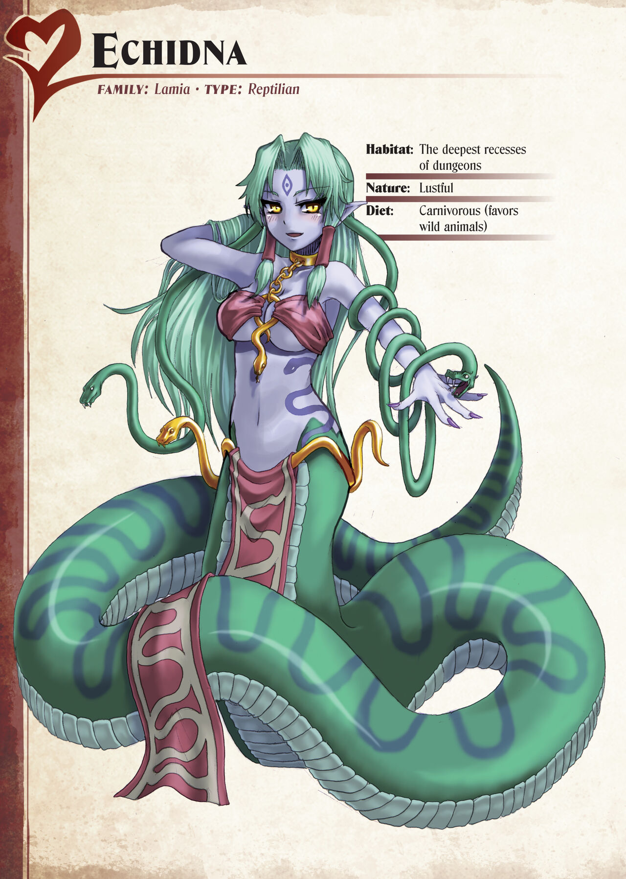[Kurobinega (Kenkou Cross)]Mamono Musume Zukan I -Monster Girl Encyclopedia- Vol. 1[English] Page 66