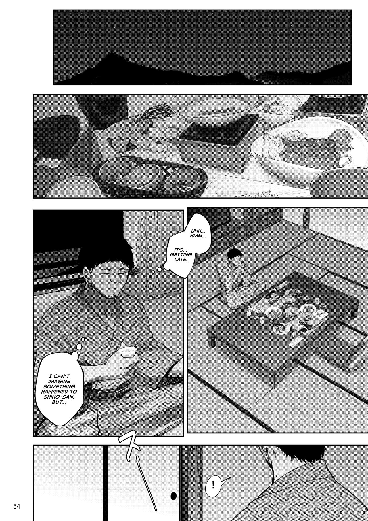 [Sobabu (Rasson)]Iemoto no Uwaki ga Honki ni Natta Hi Zenpen | The Day the Grand Master's Affair Became Serious Part One(Girls und Panzer) [English] [CulturedCommissions] [Digital] Page 53