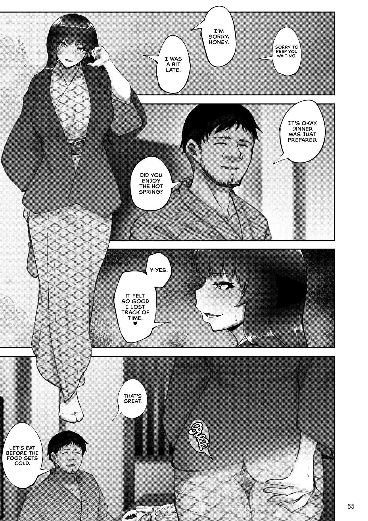 [Sobabu (Rasson)]Iemoto no Uwaki ga Honki ni Natta Hi Zenpen | The Day the Grand Master's Affair Became Serious Part One(Girls und Panzer) [English] [CulturedCommissions] [Digital] Page 54