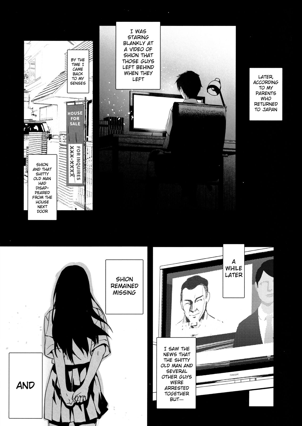 (CT42) [Jingai Makyou (Inue Shinsuke)]Otonari no Nie Yon Tooku e Itta Osananajimi[English] Page 34