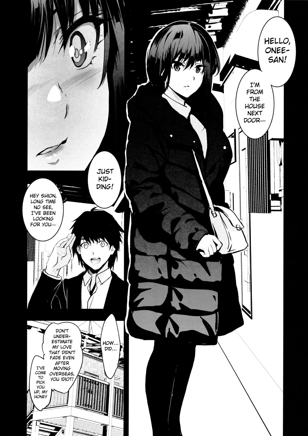 (CT42) [Jingai Makyou (Inue Shinsuke)]Otonari no Nie Yon Tooku e Itta Osananajimi[English] Page 35