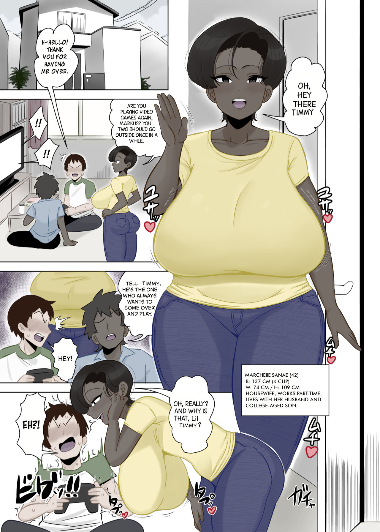 My friends smoking hot ebony Milf(bleached and decensored) [in progress] Page 2
