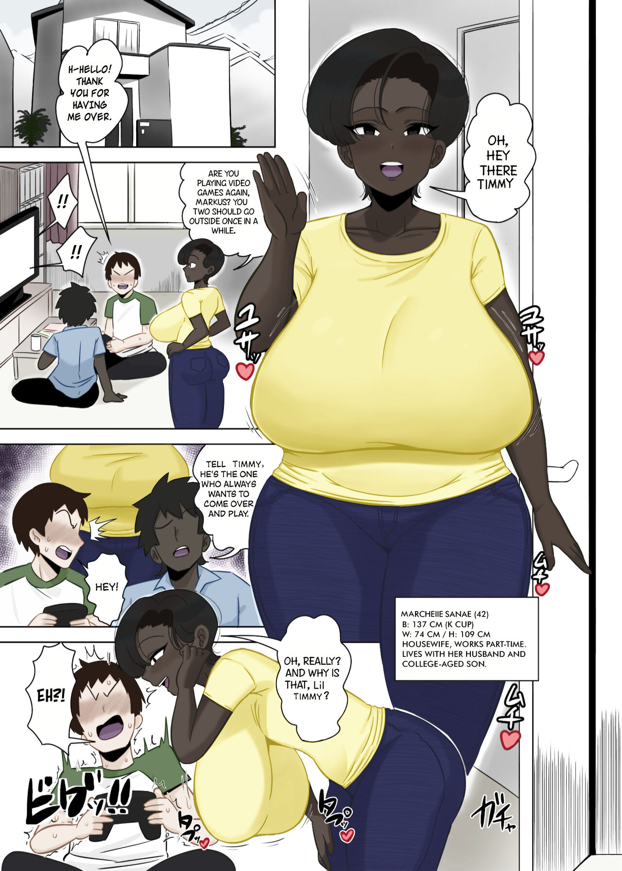 My friends smoking hot ebony Milf(bleached and decensored) [in progress] Page 9