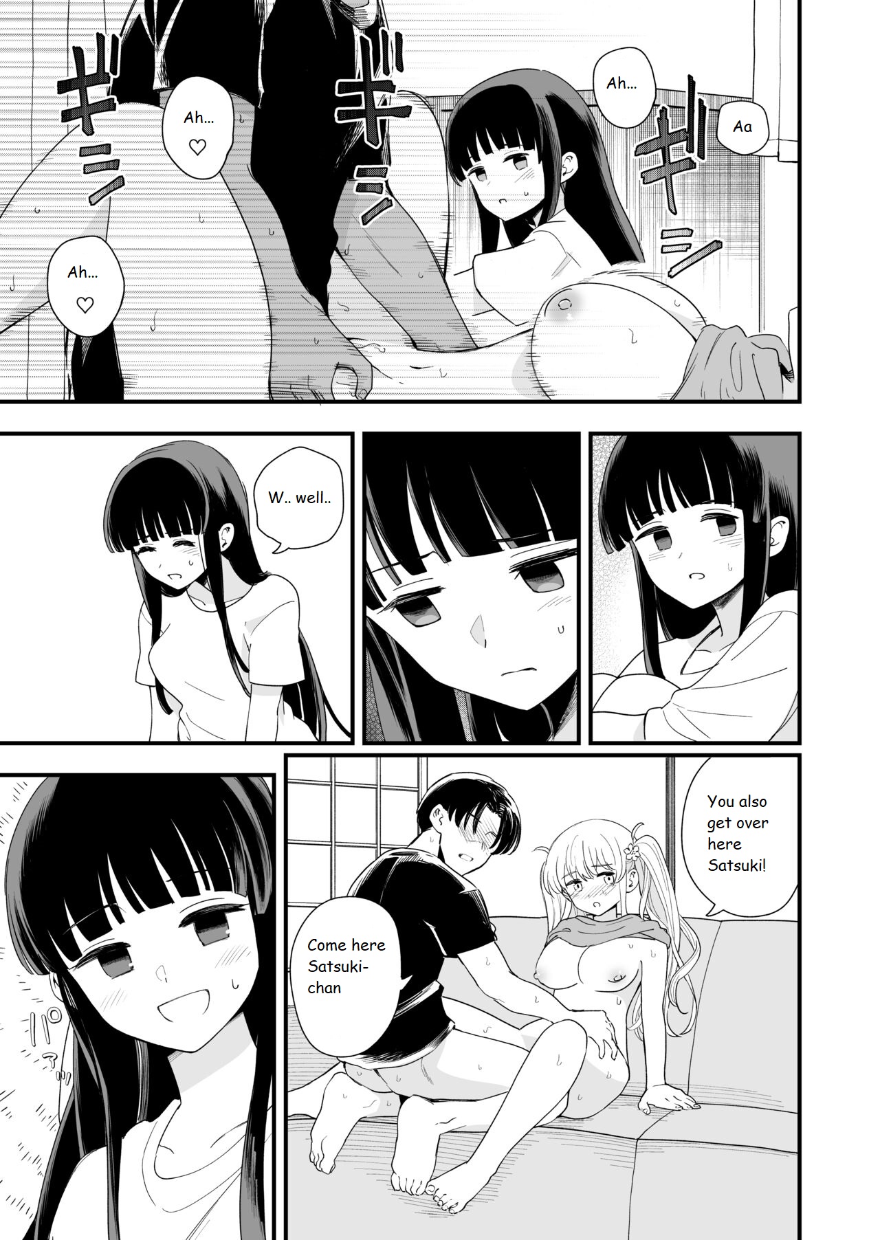[Hiro Hirono]Sasete Kureru Gimai to Imouto no Tomodachi to no 5-gatsu 5-ka[English translation] Page 34