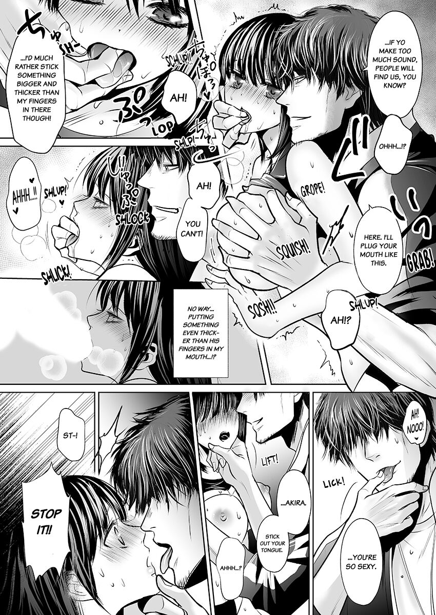 [Amazato]Kareshi no Menomaede… Haitteru!? ~Zetsurin Coach no Namahame Zecchou Shidou~ 1 | Fucked in Front of My Boyfriend! Bareback Orgasm Drills With My Coach 1[English] Page 12