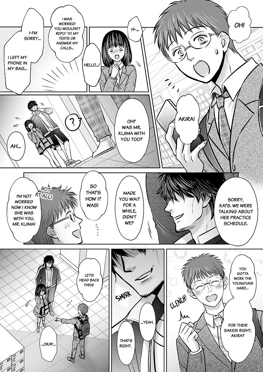 [Amazato]Kareshi no Menomaede… Haitteru!? ~Zetsurin Coach no Namahame Zecchou Shidou~ 1 | Fucked in Front of My Boyfriend! Bareback Orgasm Drills With My Coach 1[English] Page 25