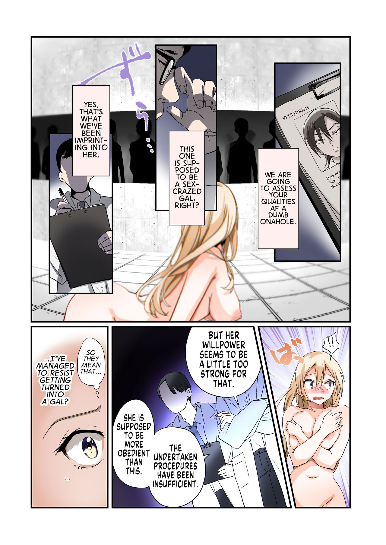 [Amuai Okashi Seisakusho (Tsukumaru)]Production Process for a Single Lewd Girl on the TS Onahole Factory. With Some Aftermath[English] [GTF] Page 20