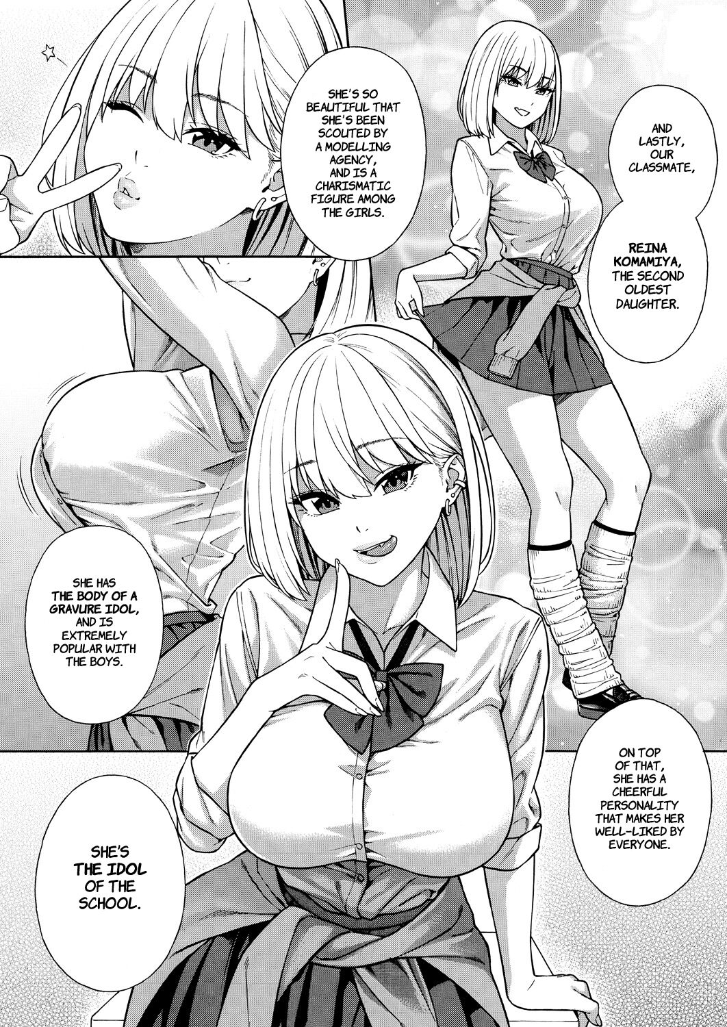 [Zonda]Making a Harem of the Three Bitchy Gal Sisters - Episode 1(Comic Mugen Tensei 2023-12) [English] [Comoop] Page 8