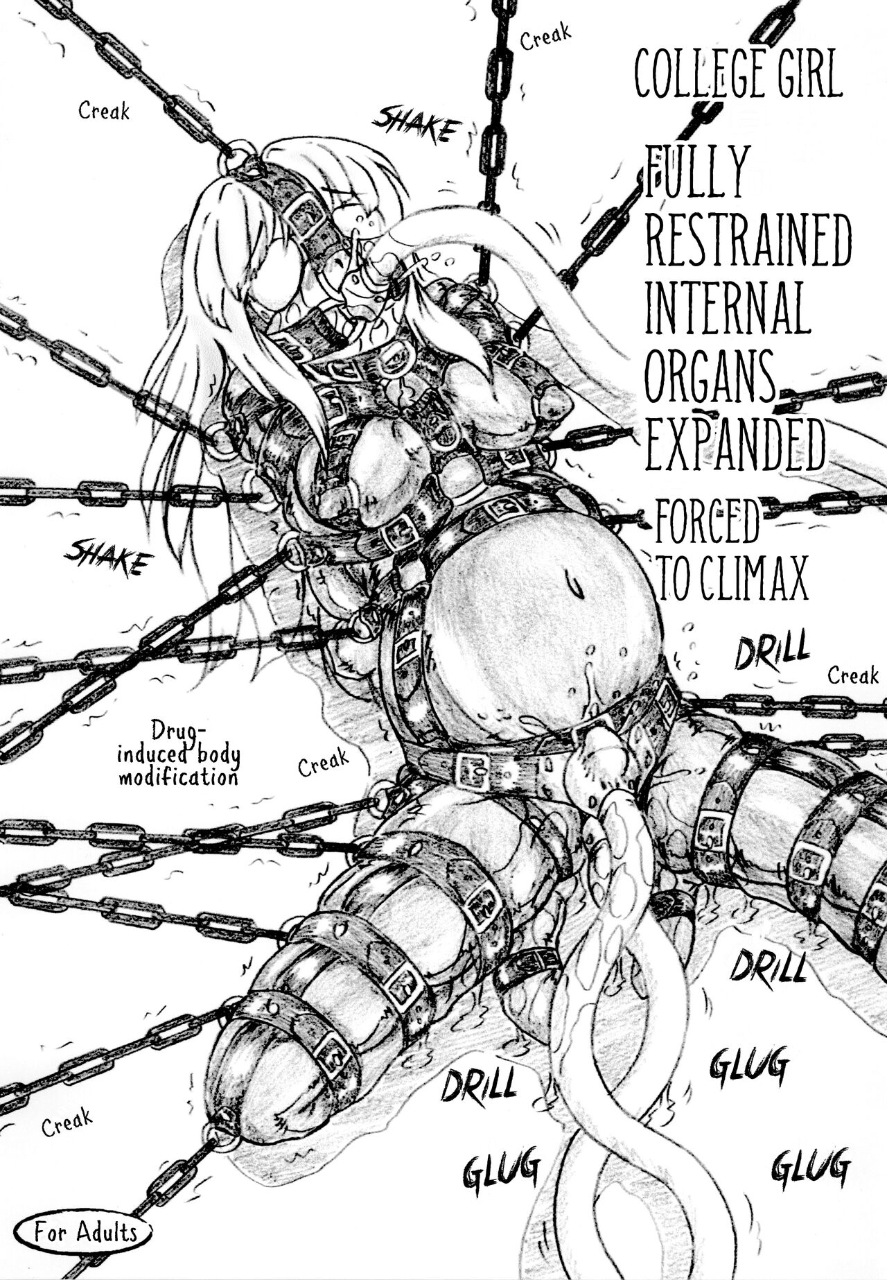 [Sumomo Dou (Sumomo EX)]Joshidai nama zenshin kōsoku naizō kakuchō kyōsei zetchō | College girl fully restrained internal organs expanded forced to climax[English] [Pin-t] [Digital] Page 1