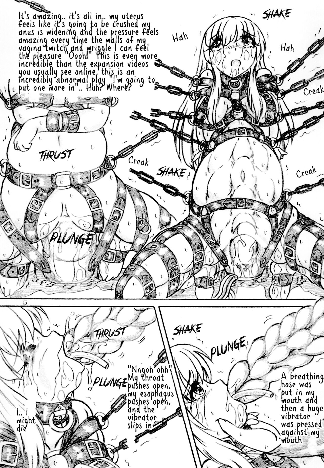 [Sumomo Dou (Sumomo EX)]Joshidai nama zenshin kōsoku naizō kakuchō kyōsei zetchō | College girl fully restrained internal organs expanded forced to climax[English] [Pin-t] [Digital] Page 5