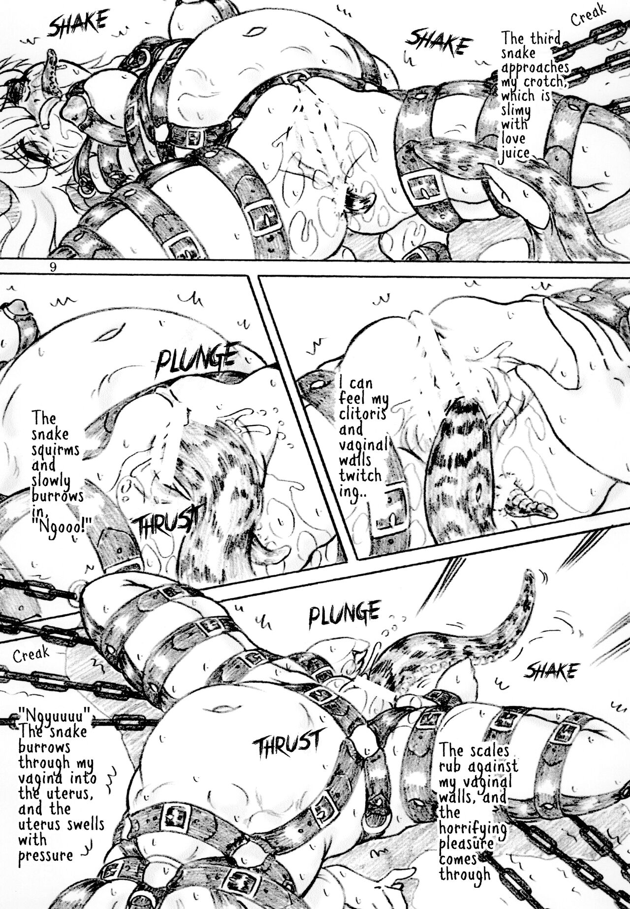 [Sumomo Dou (Sumomo EX)]Joshidai nama zenshin kōsoku naizō kakuchō kyōsei zetchō | College girl fully restrained internal organs expanded forced to climax[English] [Pin-t] [Digital] Page 9