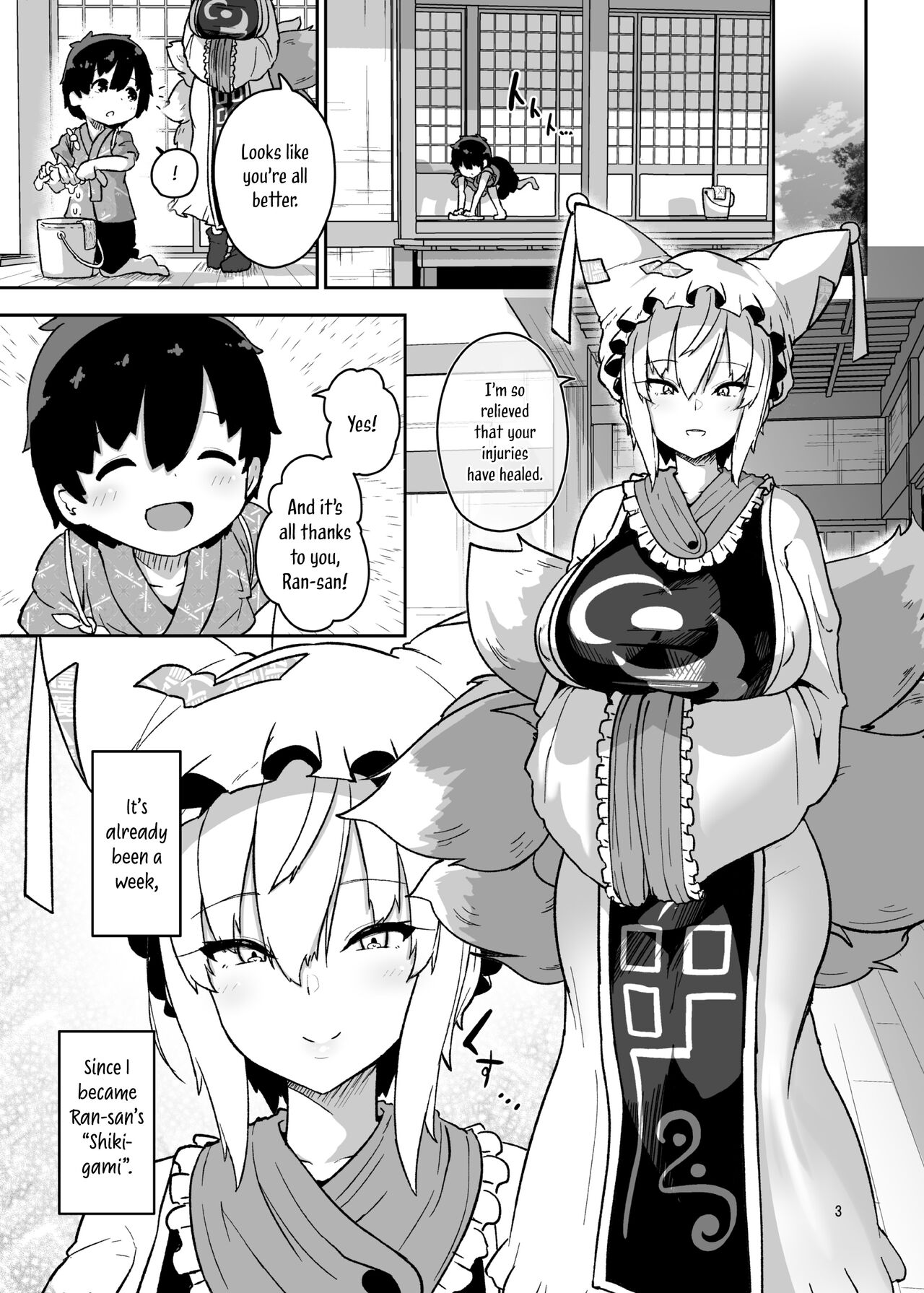 [Komamesugata (Akure Ekuto)]Boku wa Ran-sama no mono | I belong to Ran(Touhou Project) [English] [Tabunne Scans] [Digital] Page 3
