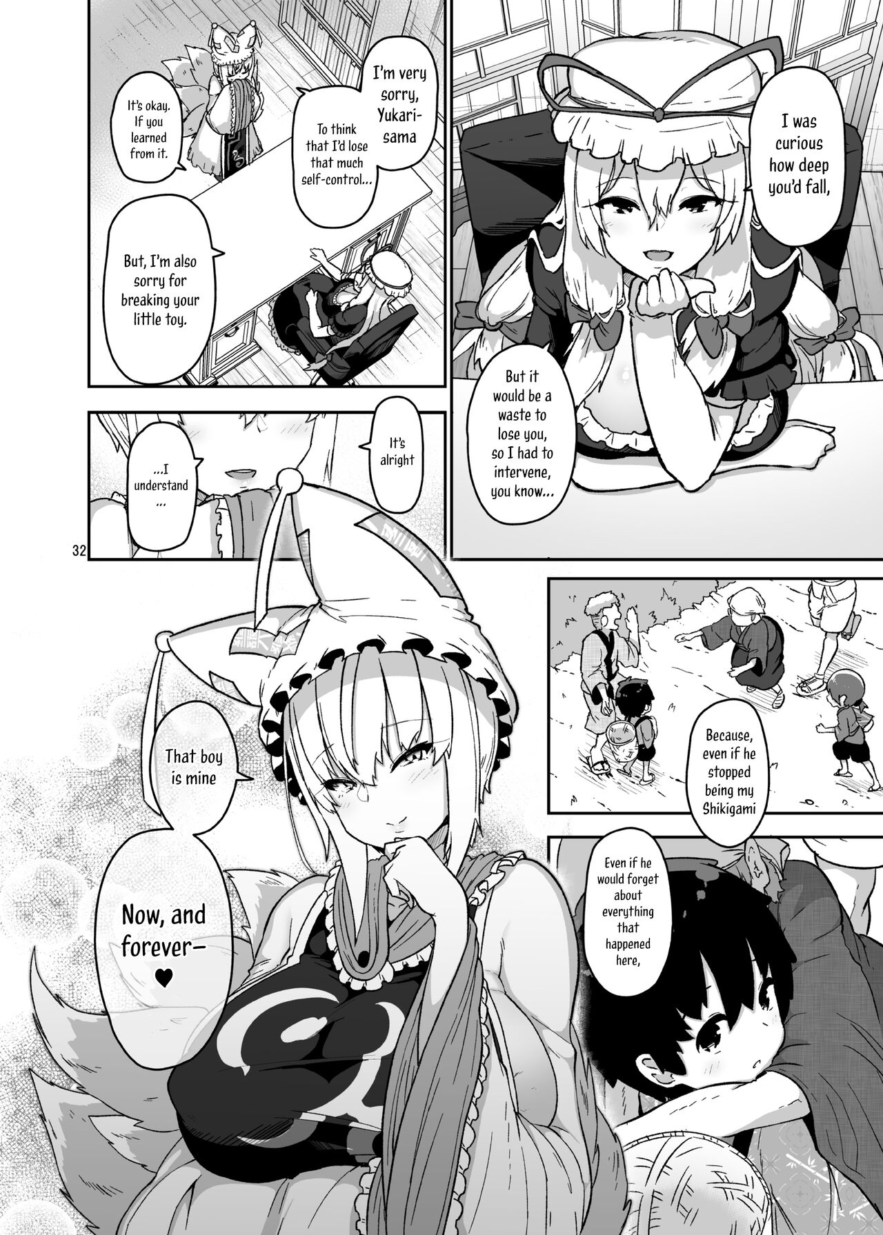 [Komamesugata (Akure Ekuto)]Boku wa Ran-sama no mono | I belong to Ran(Touhou Project) [English] [Tabunne Scans] [Digital] Page 32