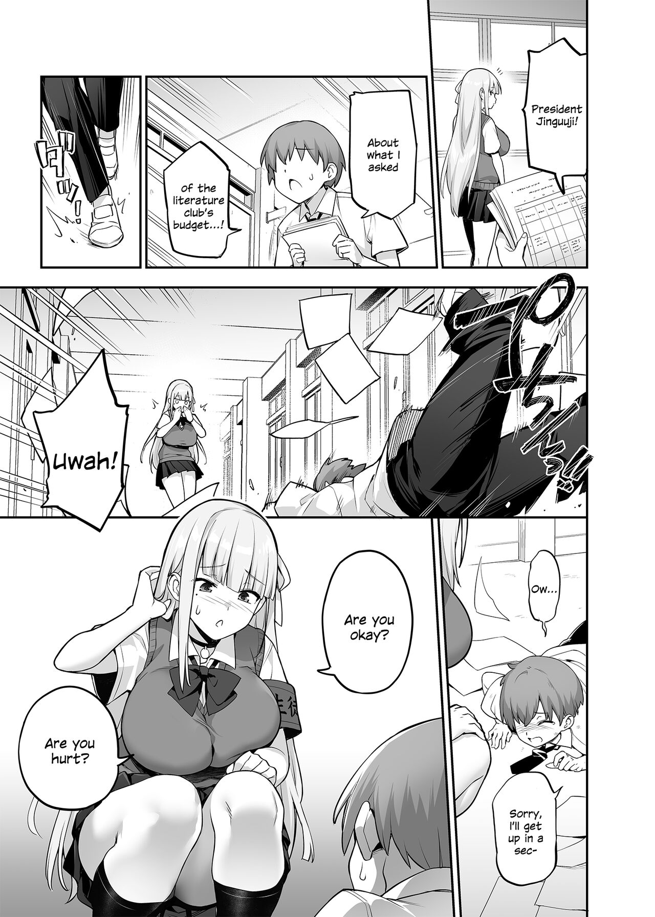 [TRY]Akogare no Seitokaichou ga Kyonyuu Sugiru Ken[English] [SDTLs] [Decensored] Page 10