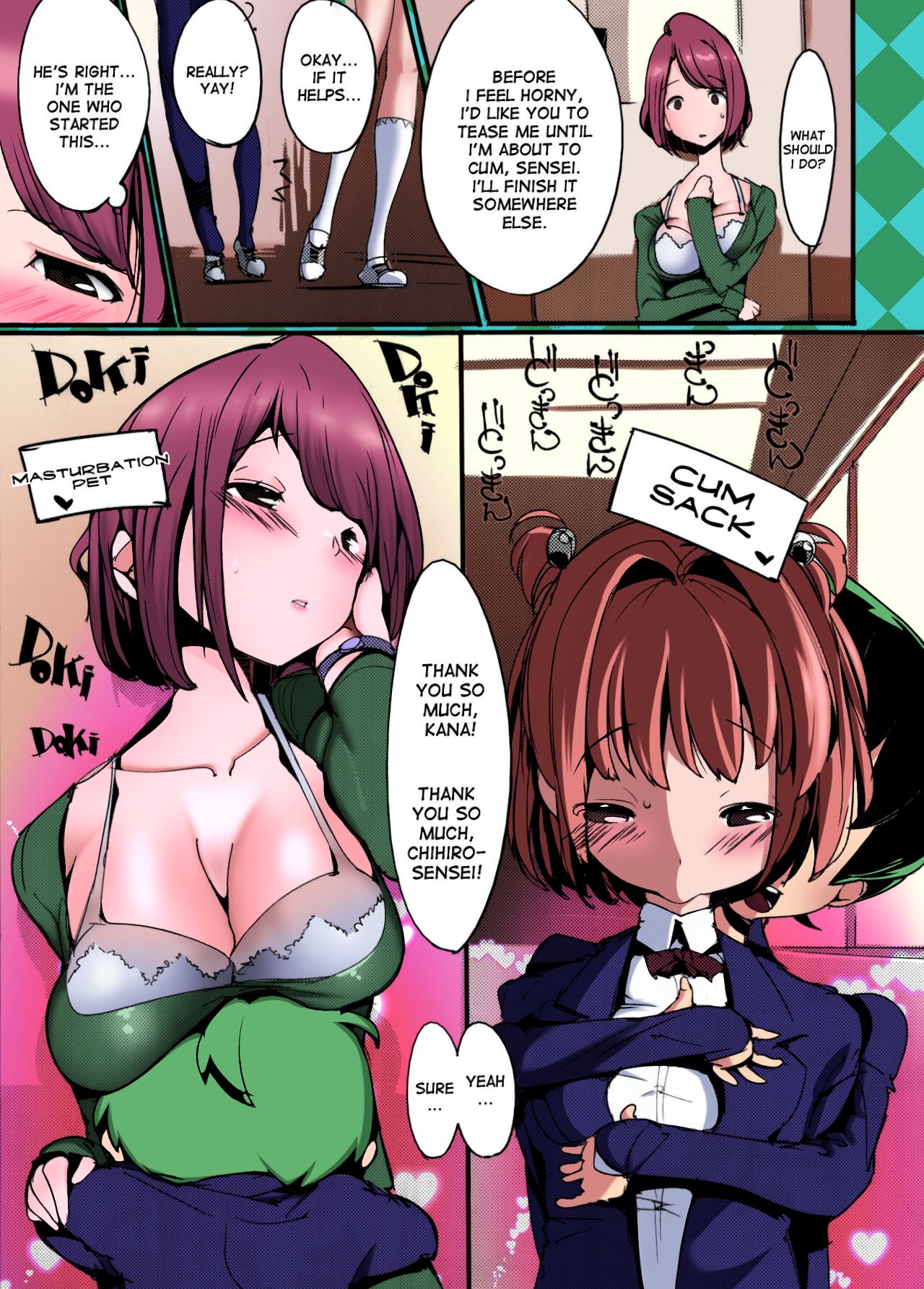 (C91) [Potato Salad (Kurisu)]Popuni Kei Joshi Panic! 4[English] [Colorized] Page 13