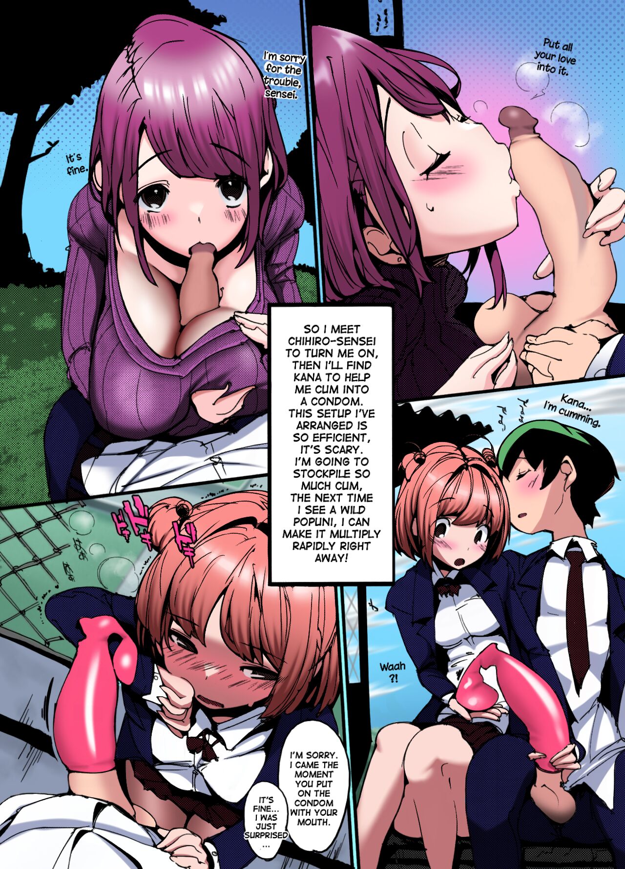 (C91) [Potato Salad (Kurisu)]Popuni Kei Joshi Panic! 4[English] [Colorized] Page 14